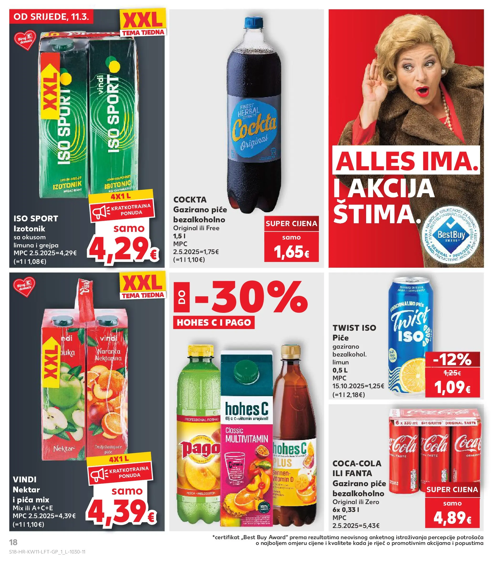 Kaufland - Kaufland katalog do 17.03.2026 novi od 10.03.2026 na listanje > letak digitalni | Stranica: 18