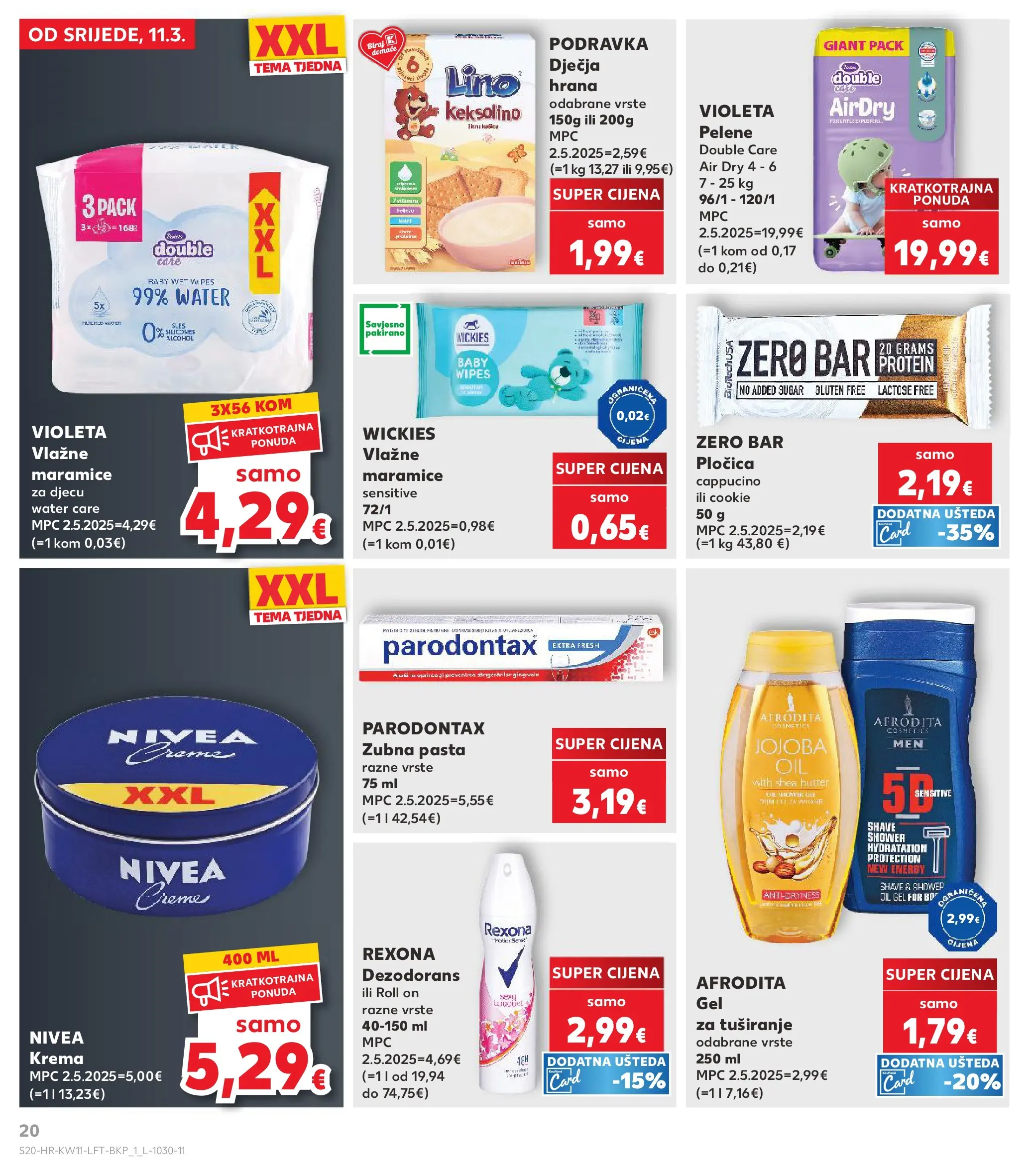 Kaufland - Kaufland katalog do 17.03.2026 novi od 10.03.2026 na listanje > letak digitalni | Stranica: 20