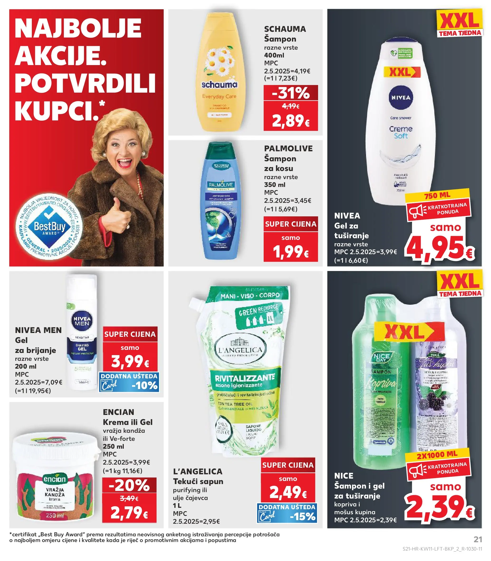 Kaufland - Kaufland katalog do 17.03.2026 novi od 10.03.2026 na listanje > letak digitalni | Stranica: 21
