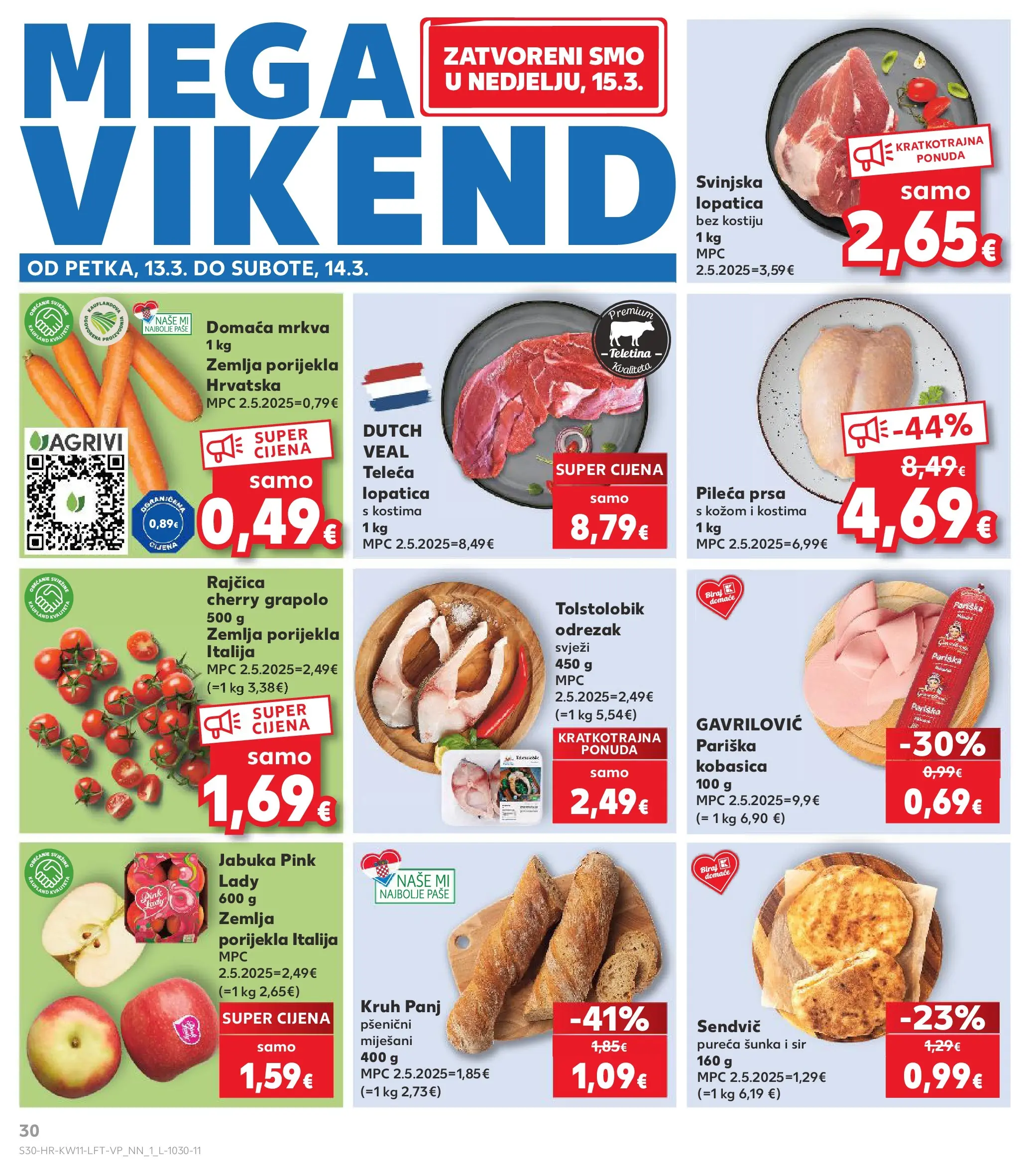 Kaufland - Kaufland katalog do 17.03.2026 novi od 10.03.2026 na listanje > letak digitalni | Stranica: 30