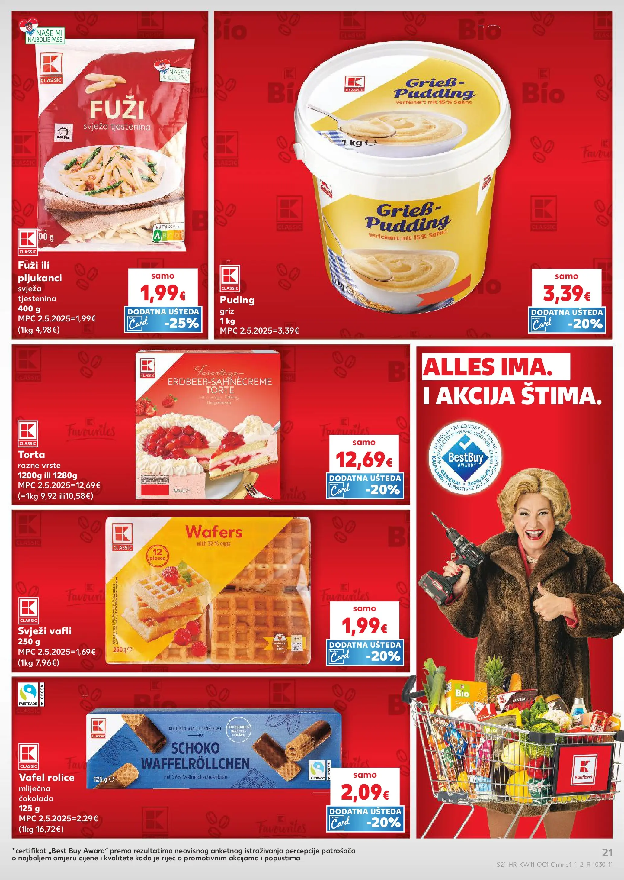 Kaufland - Kaufland katalog do 17.03.2026 novi od 10.03.2026 na listanje > letak digitalni | Stranica: 21