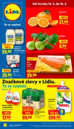 Náhled letáku Lidl aktuální leták od 12.03.2026