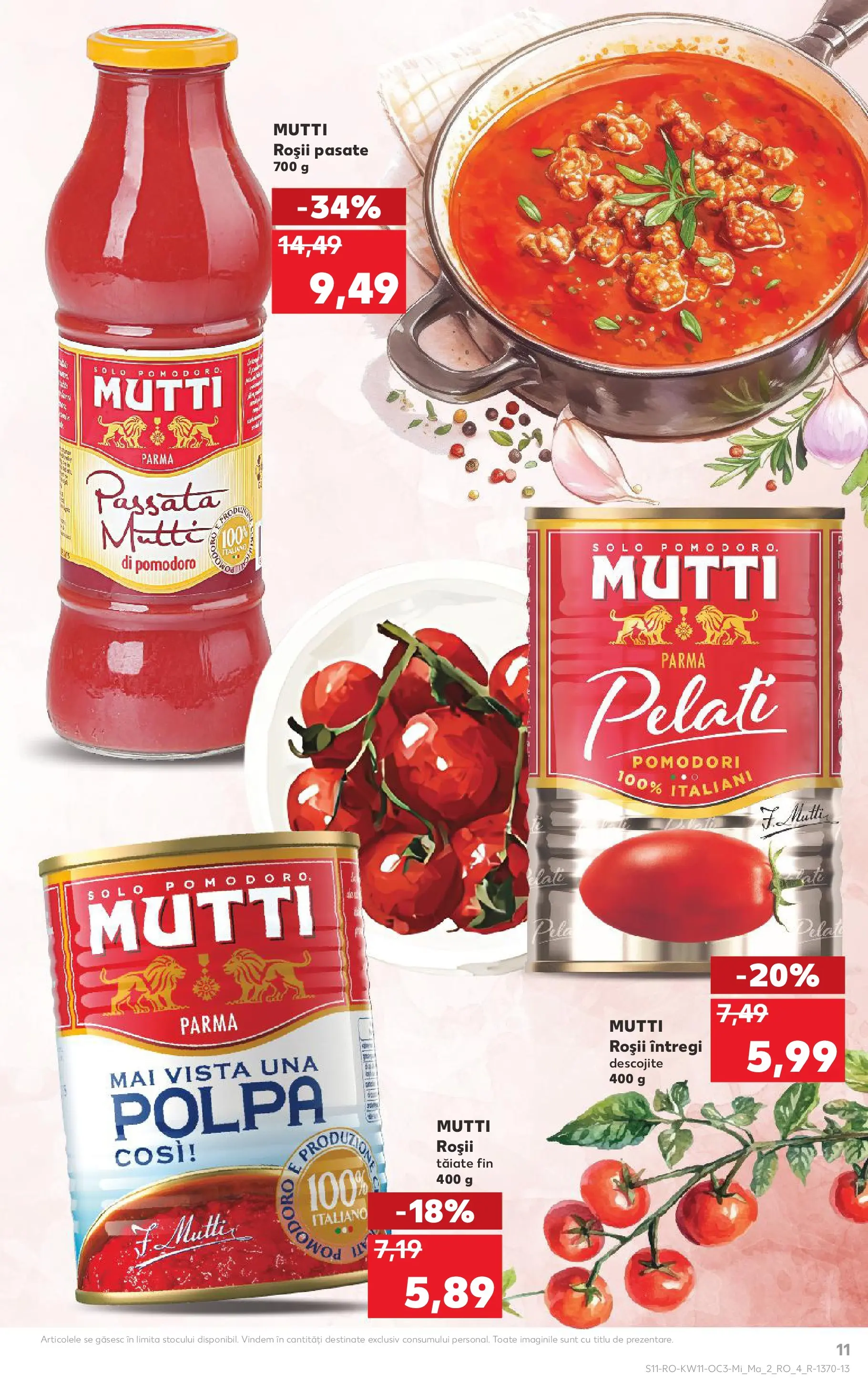 Kaufland Miercurea Ciuc 11.03.2026 - Revista si Oferta | Pagină: 11 | Produse: Roșii