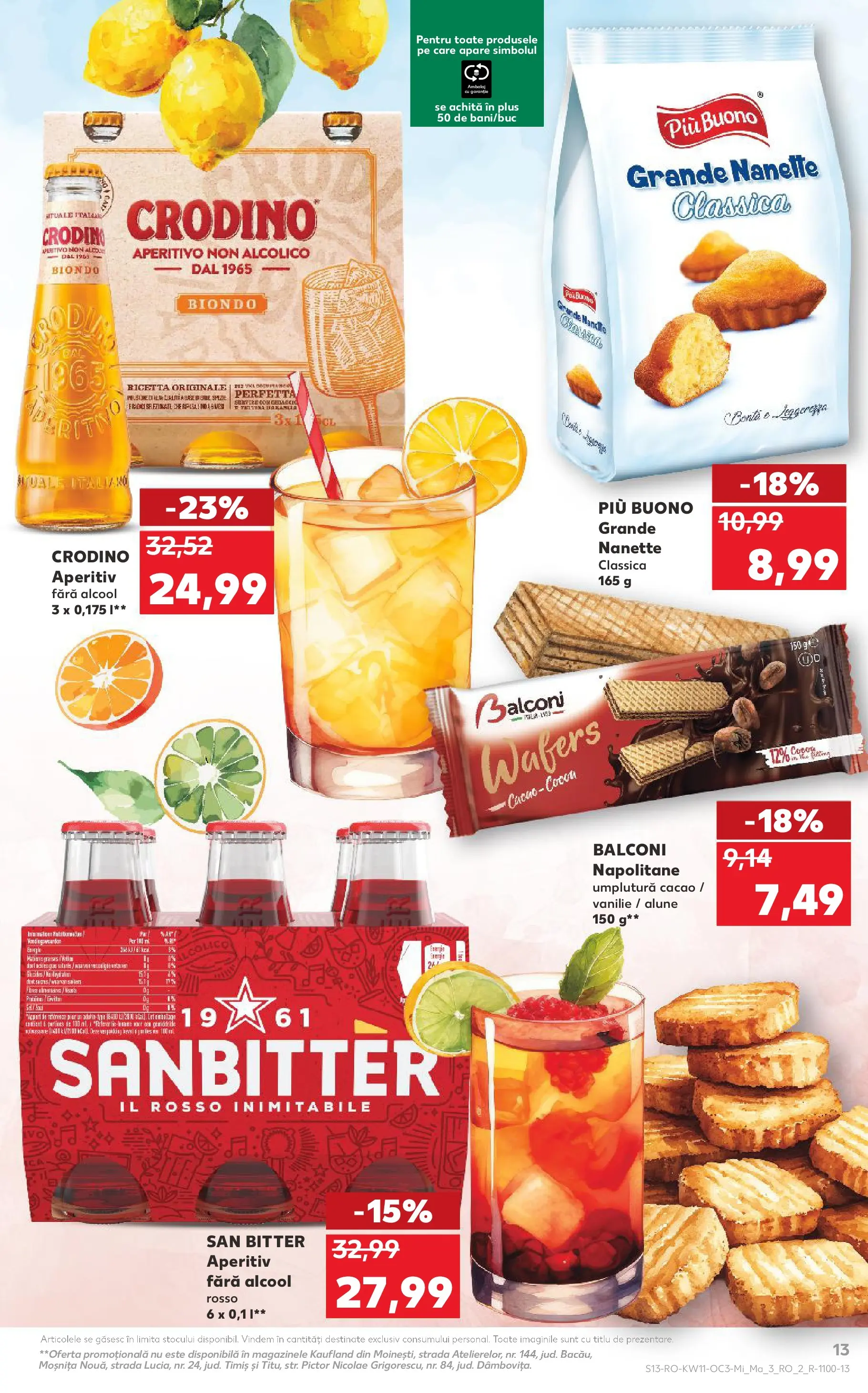 Kaufland Miercurea Ciuc 11.03.2026 - Revista si Oferta | Pagină: 13 | Produse: Napolitane, Alune, Cacao