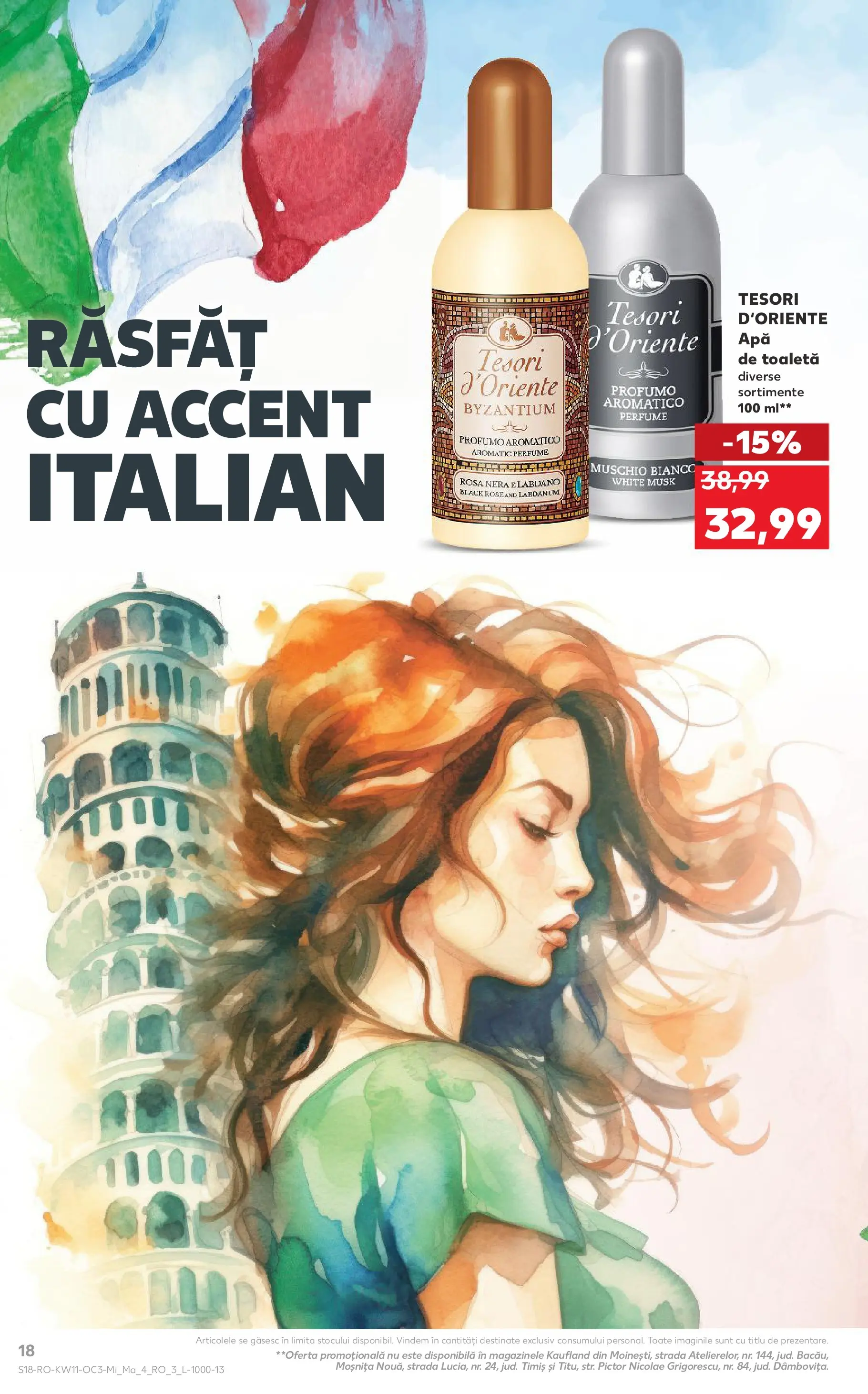 Kaufland Miercurea Ciuc 11.03.2026 - Revista si Oferta | Pagină: 18 | Produse: Toaletă, Apă de toaletă, Apă