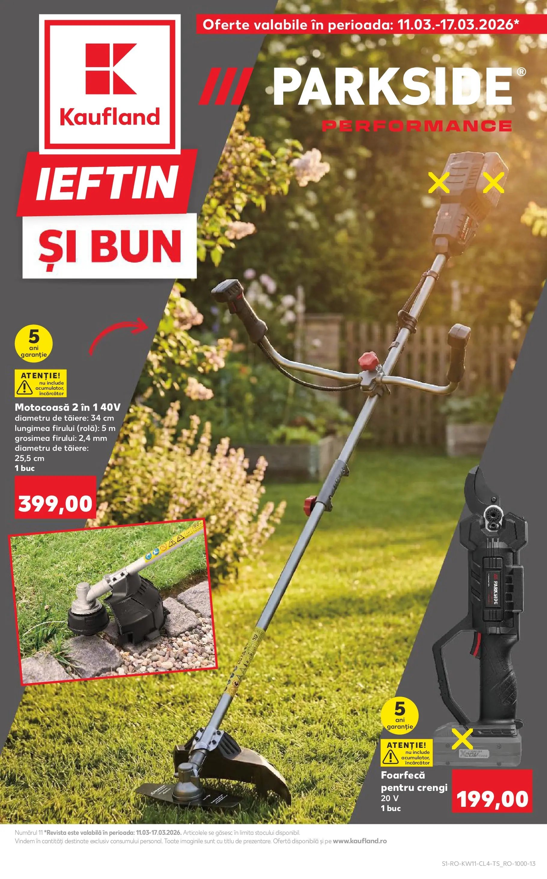 Kaufland Comarnic 10.03.2026 - Revista si Oferta | Pagină: 1 | Produse: Trimmer, Încărcător
