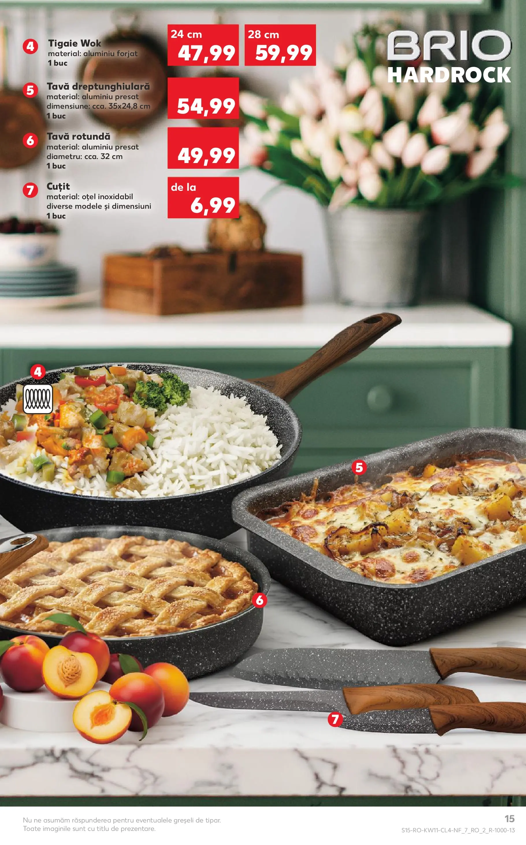 Kaufland Comarnic 10.03.2026 - Revista si Oferta | Pagină: 15 | Produse: Tigaie, Cuțit