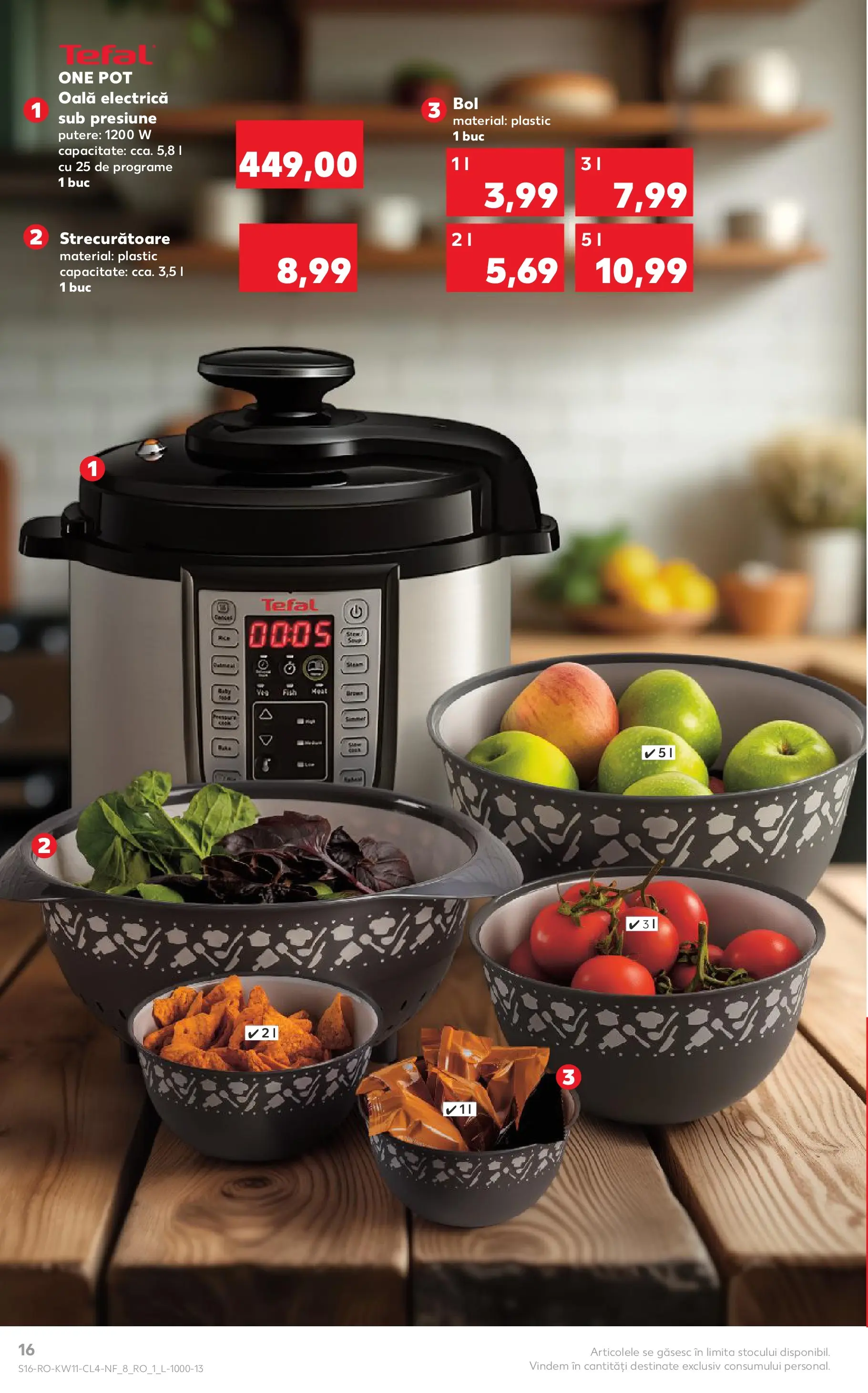 Kaufland Comarnic 10.03.2026 - Revista si Oferta | Pagină: 16 | Produse: Oală, Bol