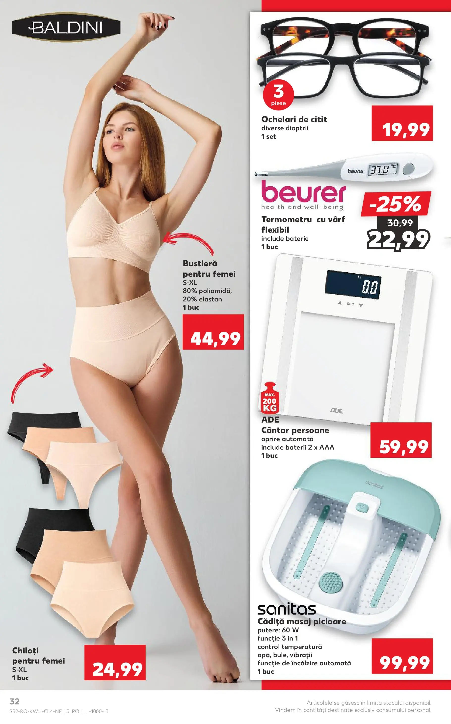 Kaufland Comarnic 10.03.2026 - Revista si Oferta | Pagină: 32 | Produse: Ochelari, Baterie, Baterii, Chiloți