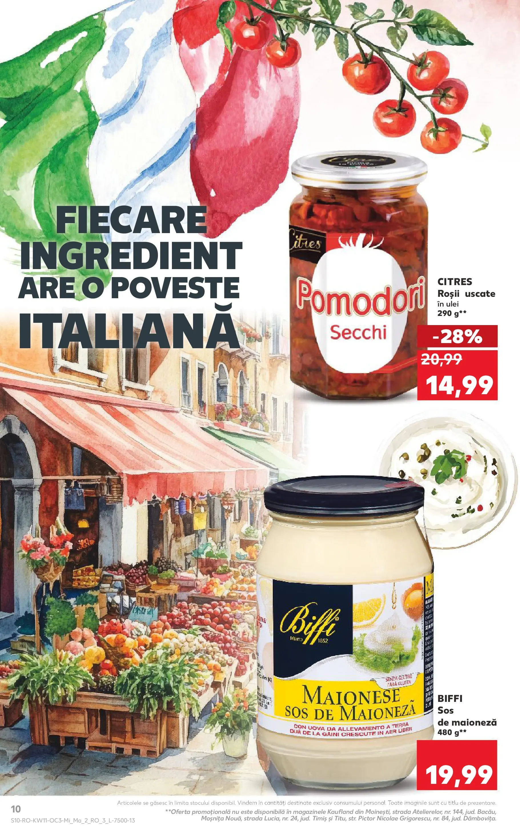 Kaufland Viseu de Sus 11.03.2026 - Revista si Oferta | Pagină: 10 | Produse: Ulei, Roșii, Maioneză, Sos