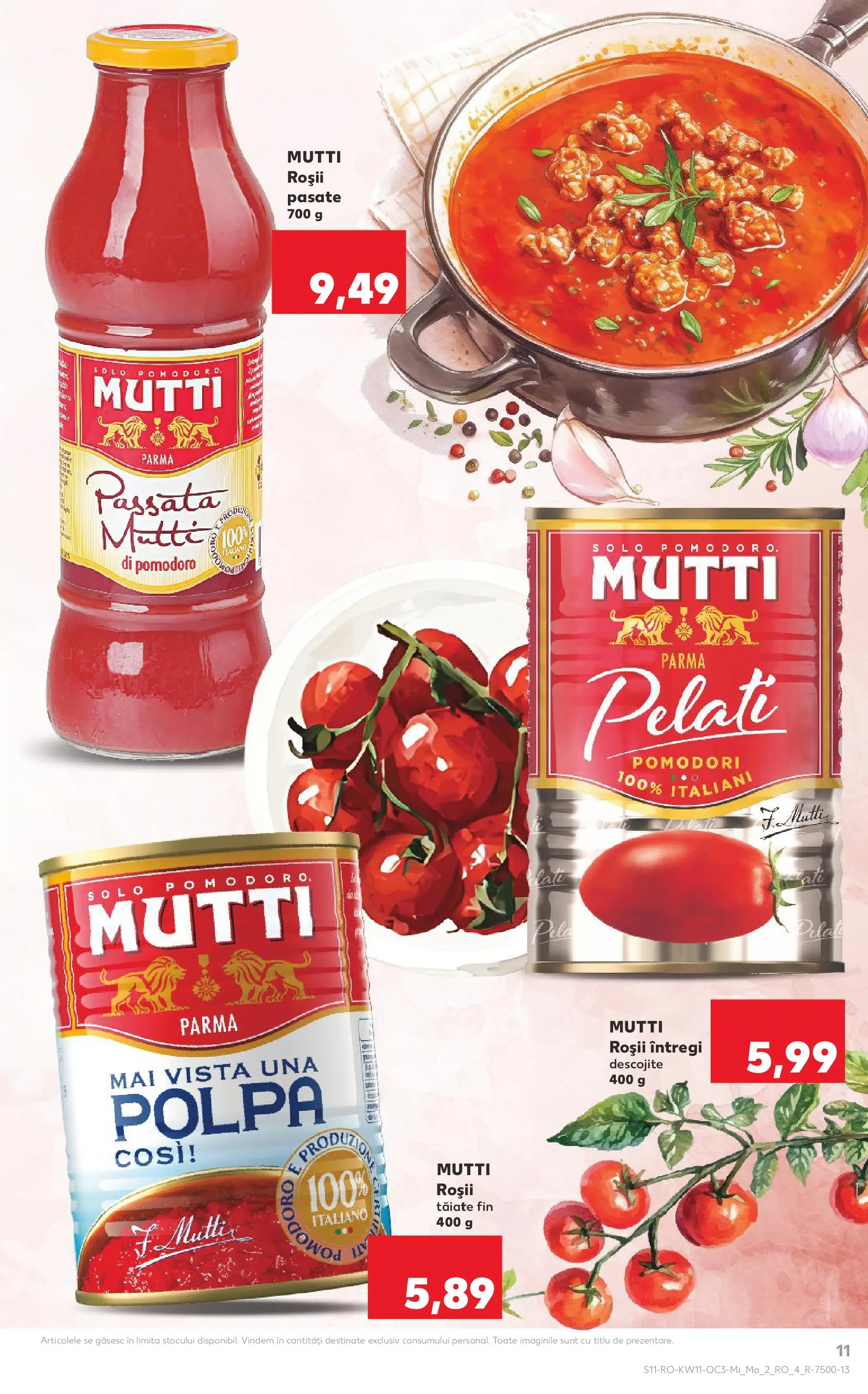Kaufland Viseu de Sus 11.03.2026 - Revista si Oferta | Pagină: 11 | Produse: Roșii