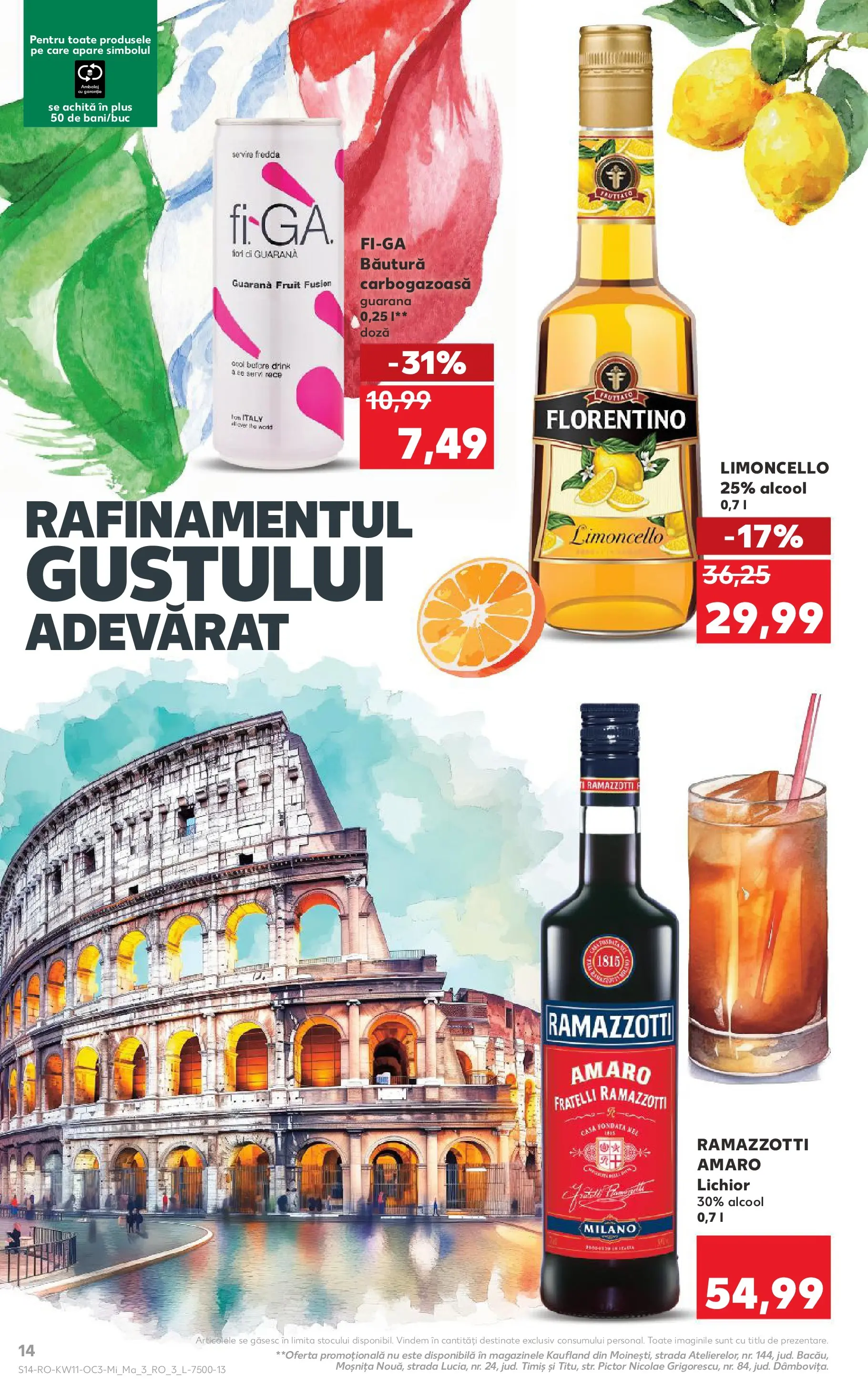 Kaufland Viseu de Sus 11.03.2026 - Revista si Oferta | Pagină: 14 | Produse: Lichior