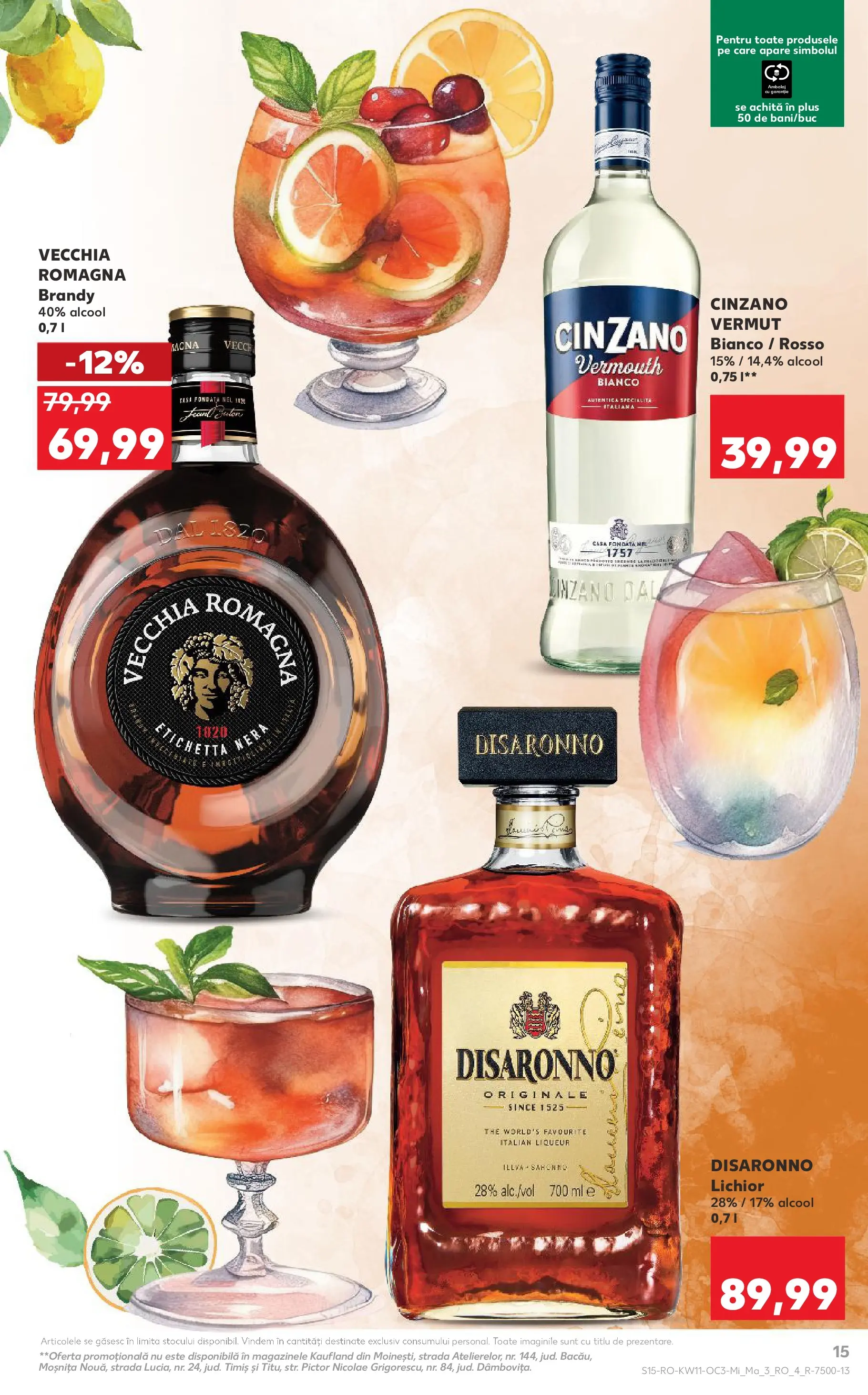 Kaufland Viseu de Sus 11.03.2026 - Revista si Oferta | Pagină: 15 | Produse: Lichior
