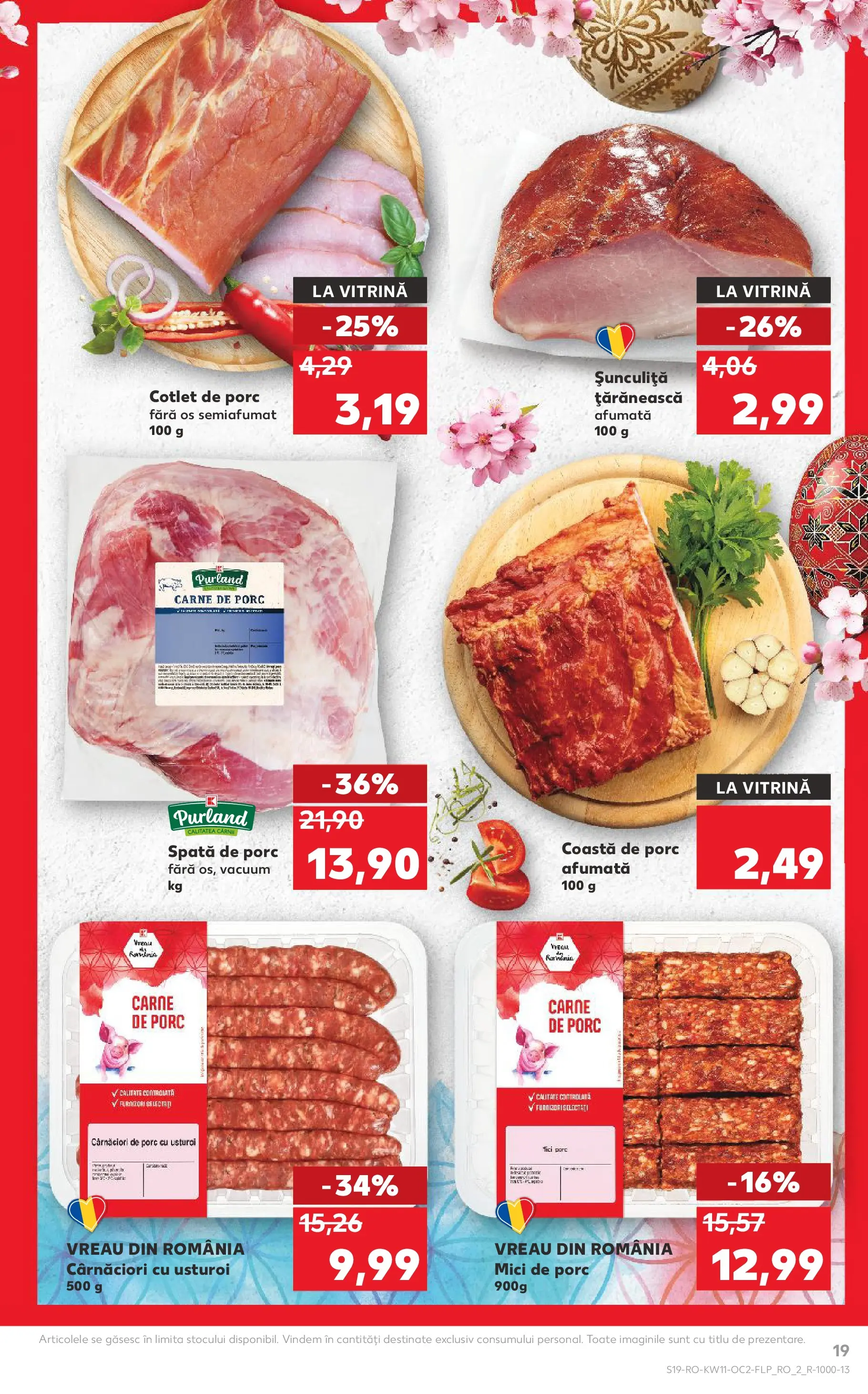 Kaufland Deva 10.03.2026 - Revista si Oferta | Pagină: 19 | Produse: Vitrină, Mici, Carne De Porc, Usturoi