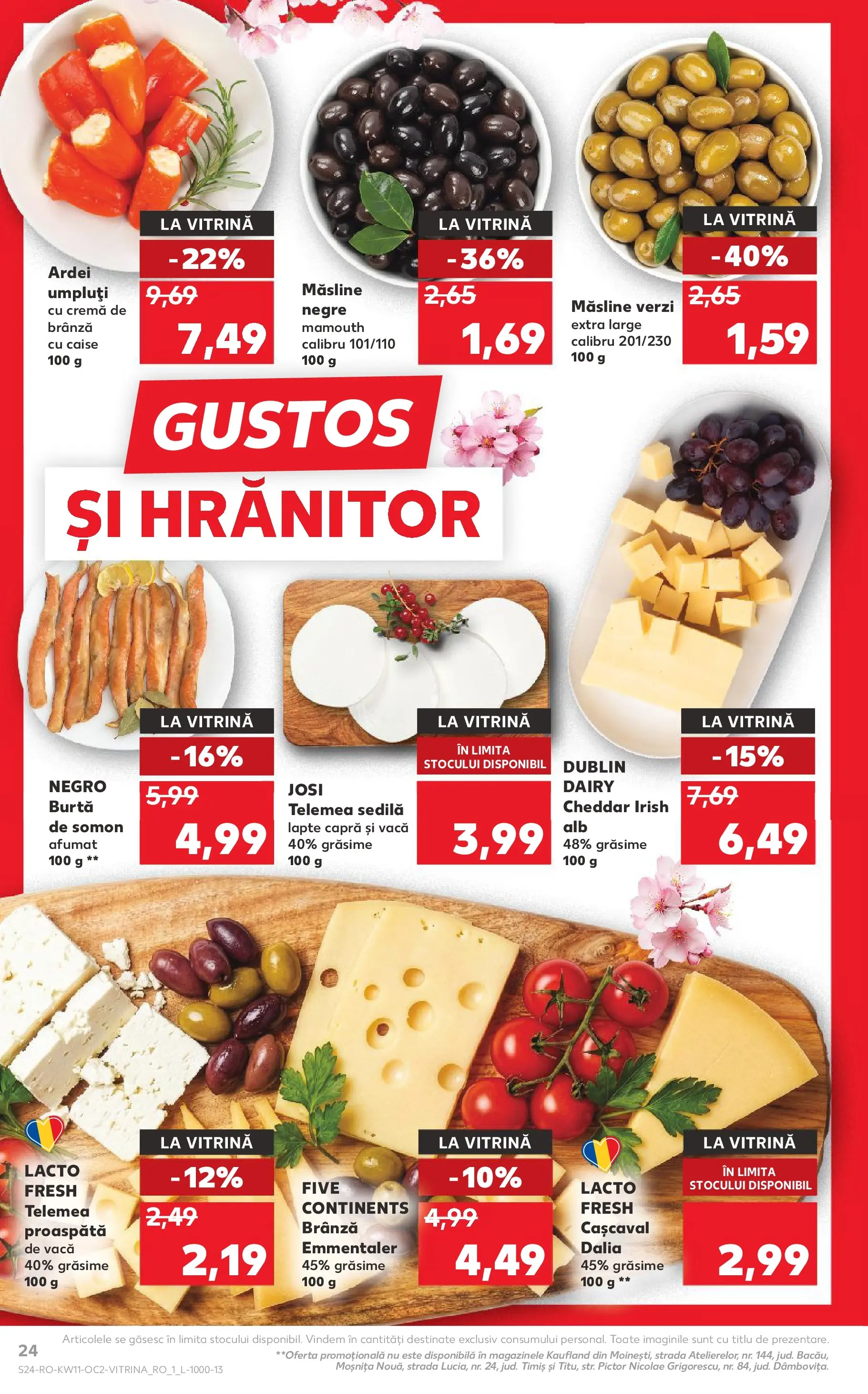 Kaufland Deva 10.03.2026 - Revista si Oferta | Pagină: 24 | Produse: Cașcaval, Brânză, Cremă de brânză, Ahtapot