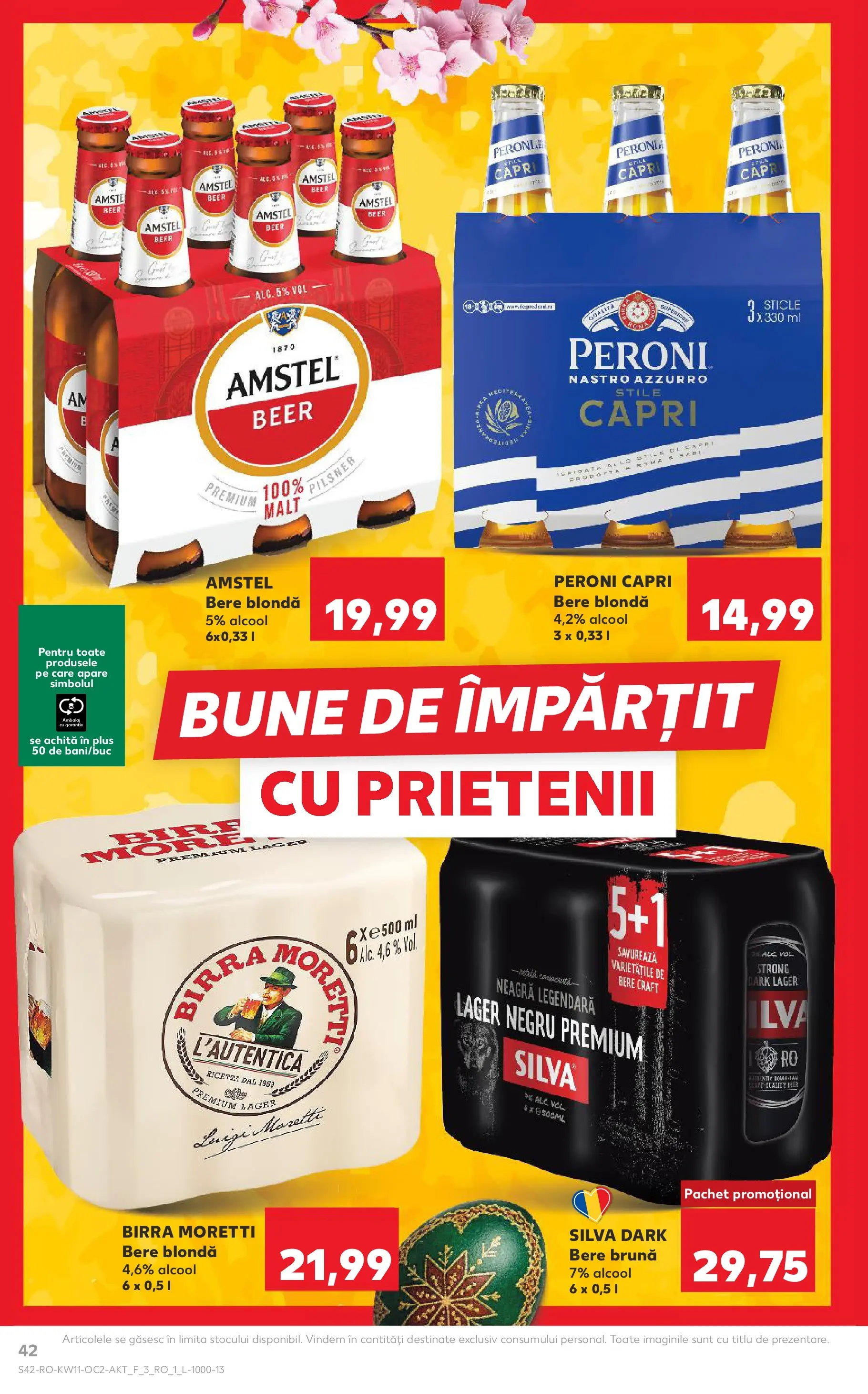 Kaufland Brașov 11.03.2026 - Revista si Oferta | Pagină: 42 | Produse: Bere