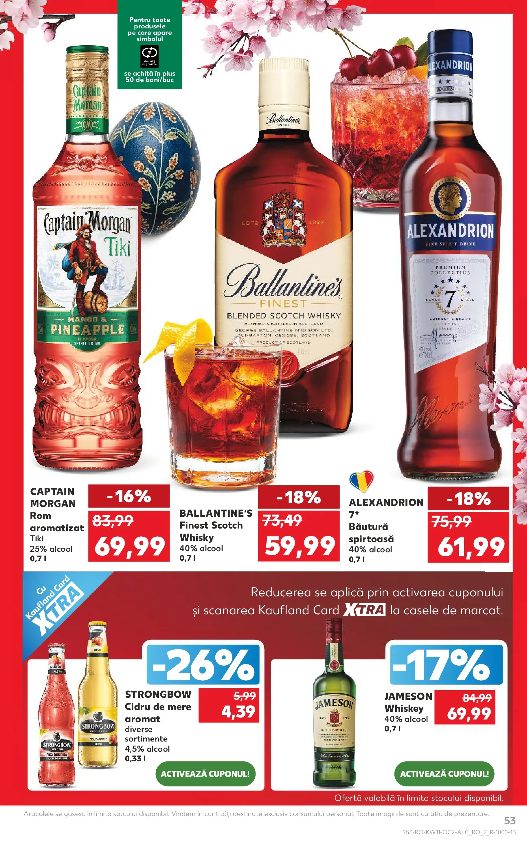 Kaufland Deva 10.03.2026 - Revista si Oferta | Pagină: 53 | Produse: Mere, Rom, Whiskey, Mango