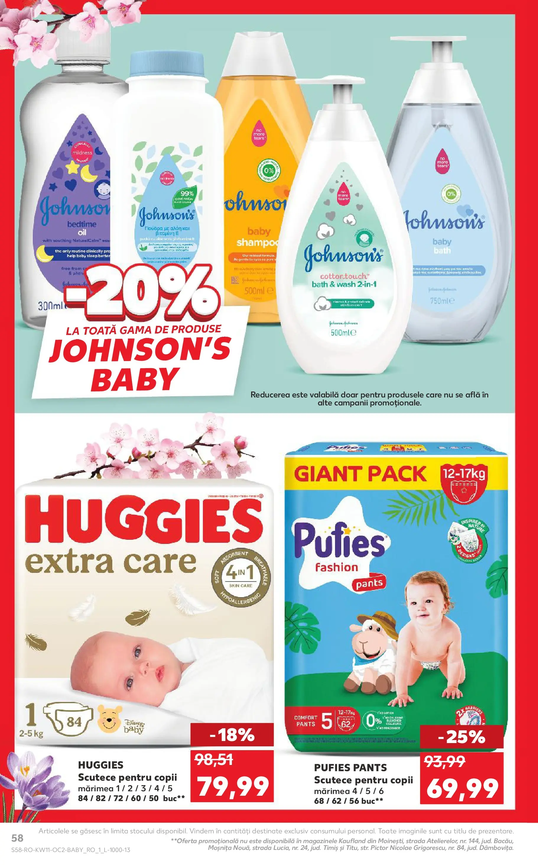 Kaufland Deva 10.03.2026 - Revista si Oferta | Pagină: 58 | Produse: Pirinç gevreği, Scutece