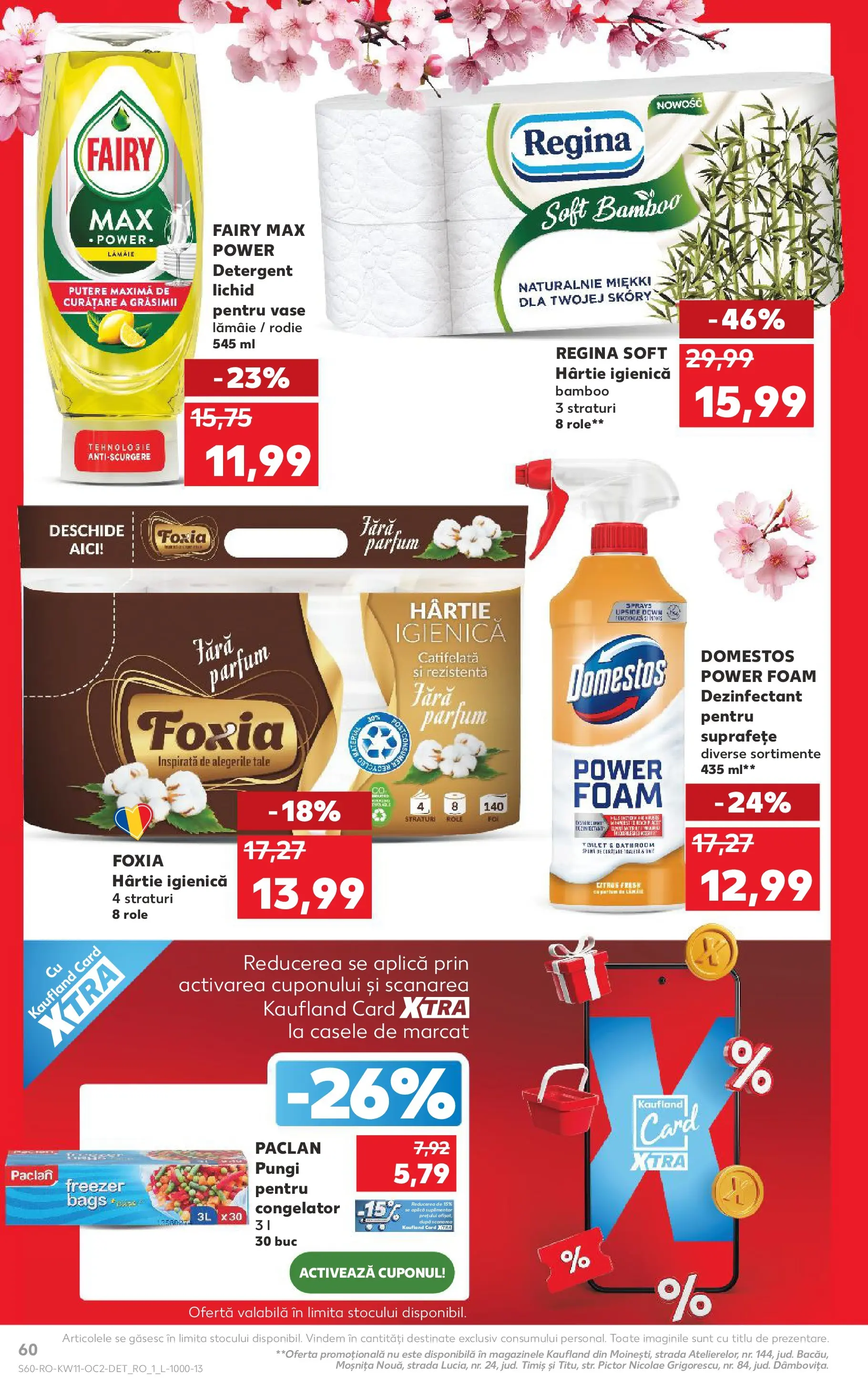 Kaufland Deva 10.03.2026 - Revista si Oferta | Pagină: 60 | Produse: Parfum, Detergent, Yaşlı Köpek Konservesi, Lămâie