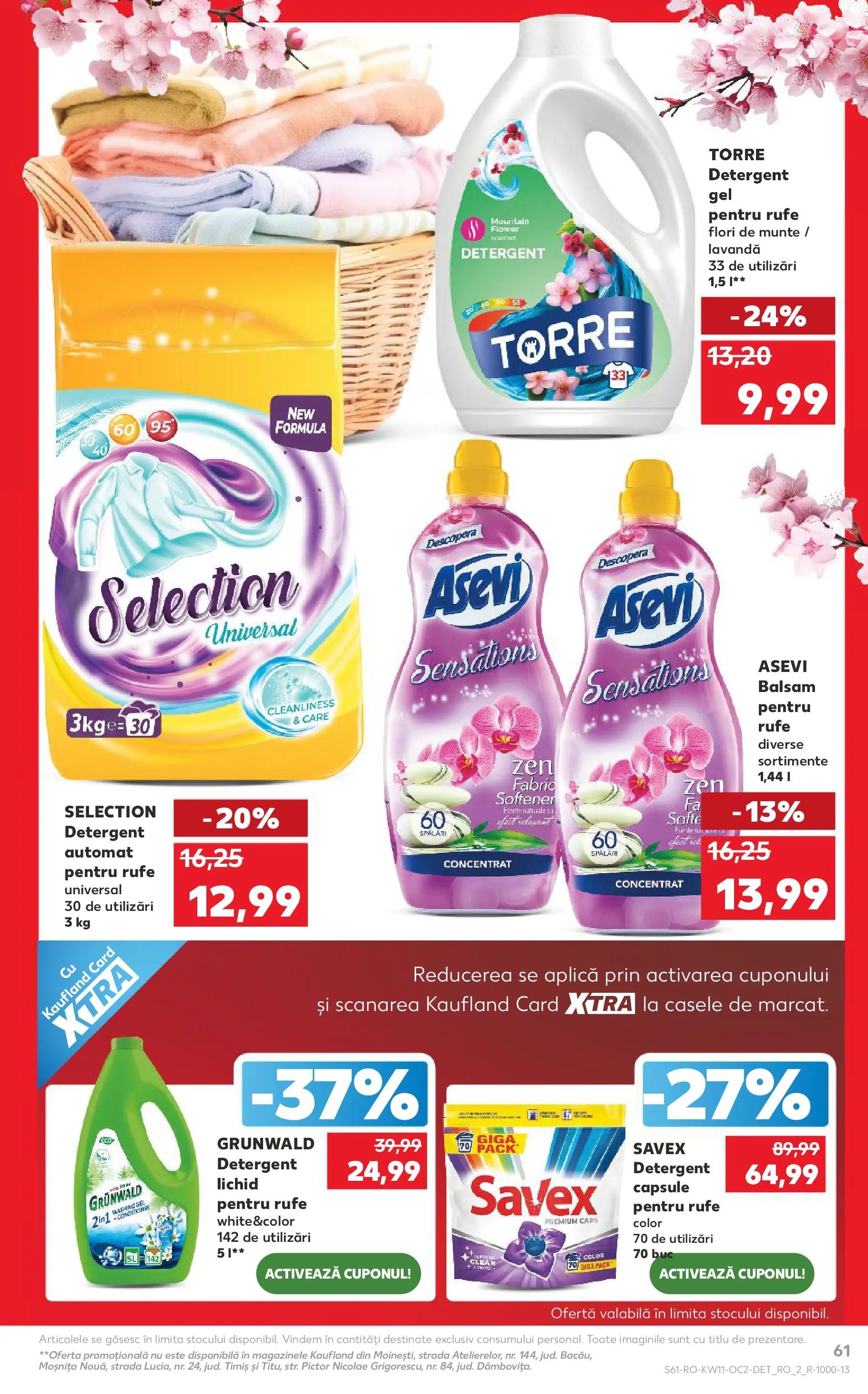 Kaufland Deva 10.03.2026 - Revista si Oferta | Pagină: 61 | Produse: Pomelo, Kedi Ödül Oyuncakları, Balsam, Detergent