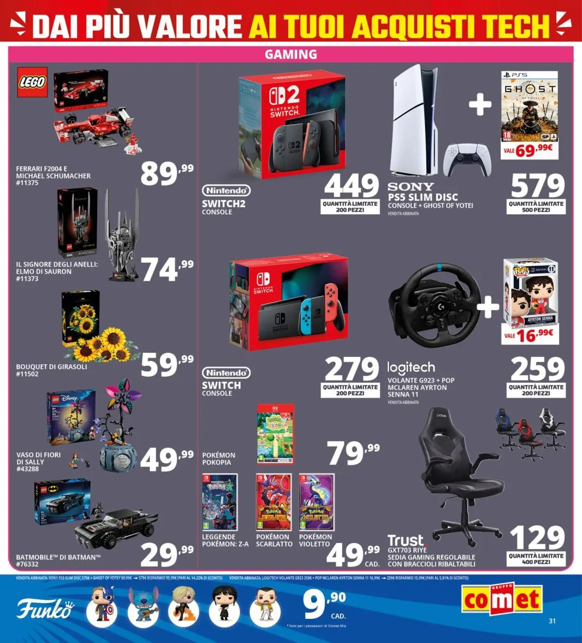 Nuovo Comet volantino Bonus dal 05/03/2026 > offerte anteprima 🛍️ | Pagina: 31 | Prodotti: Braccioli, Sedia, Vaso di fiori, Vaso