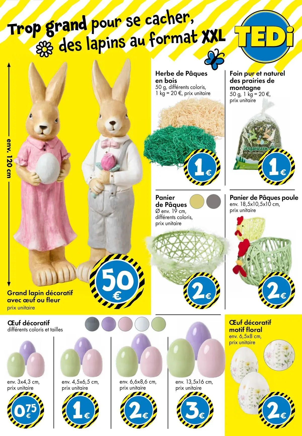 TEDi - TEDi - pleins d'idées à partir du 06/03/2026 - promo en ligne | Page: 3 | Produits: Lapin, Panier
