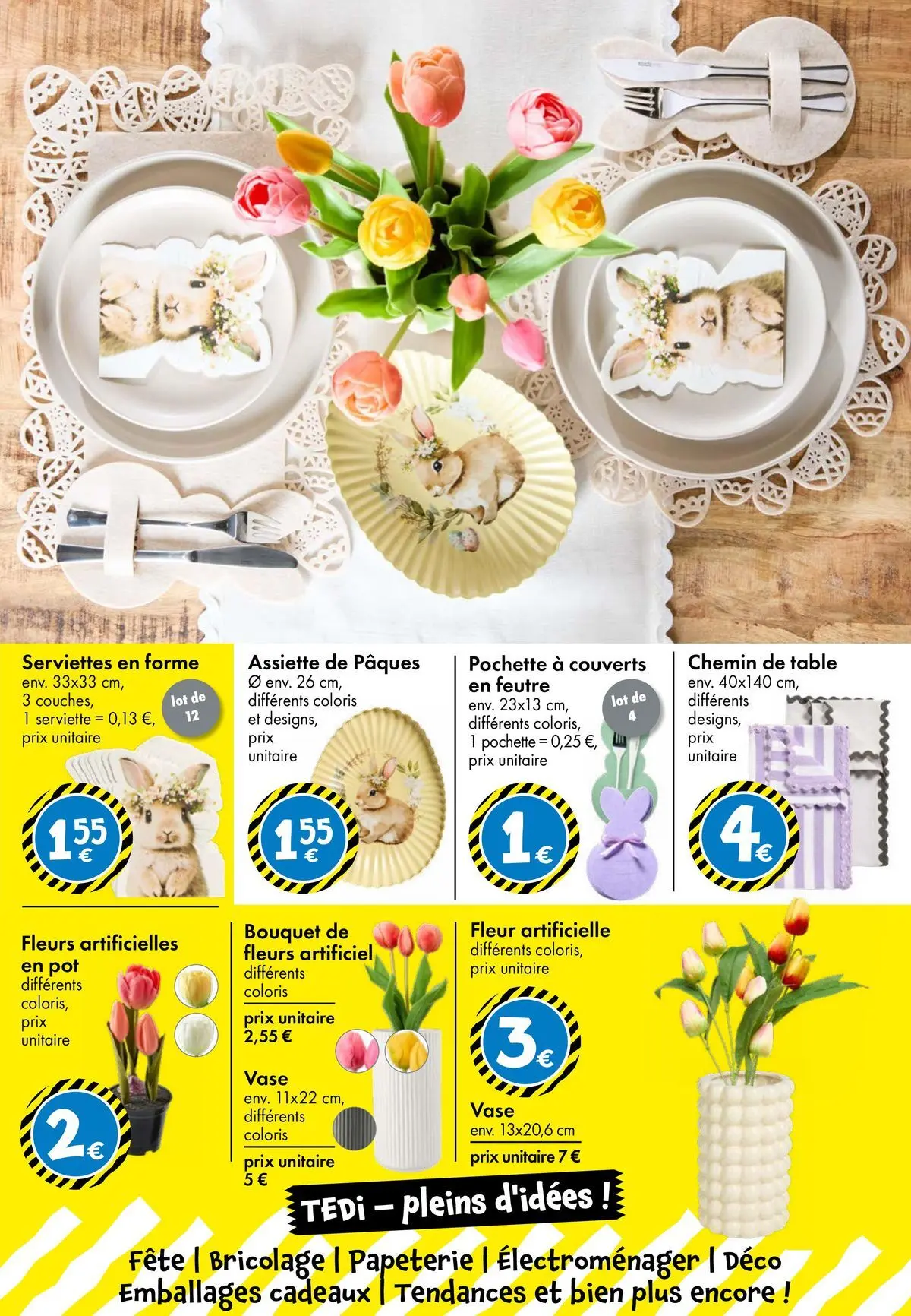 TEDi - TEDi - pleins d'idées à partir du 06/03/2026 - promo en ligne | Page: 6 | Produits: Table, Vase