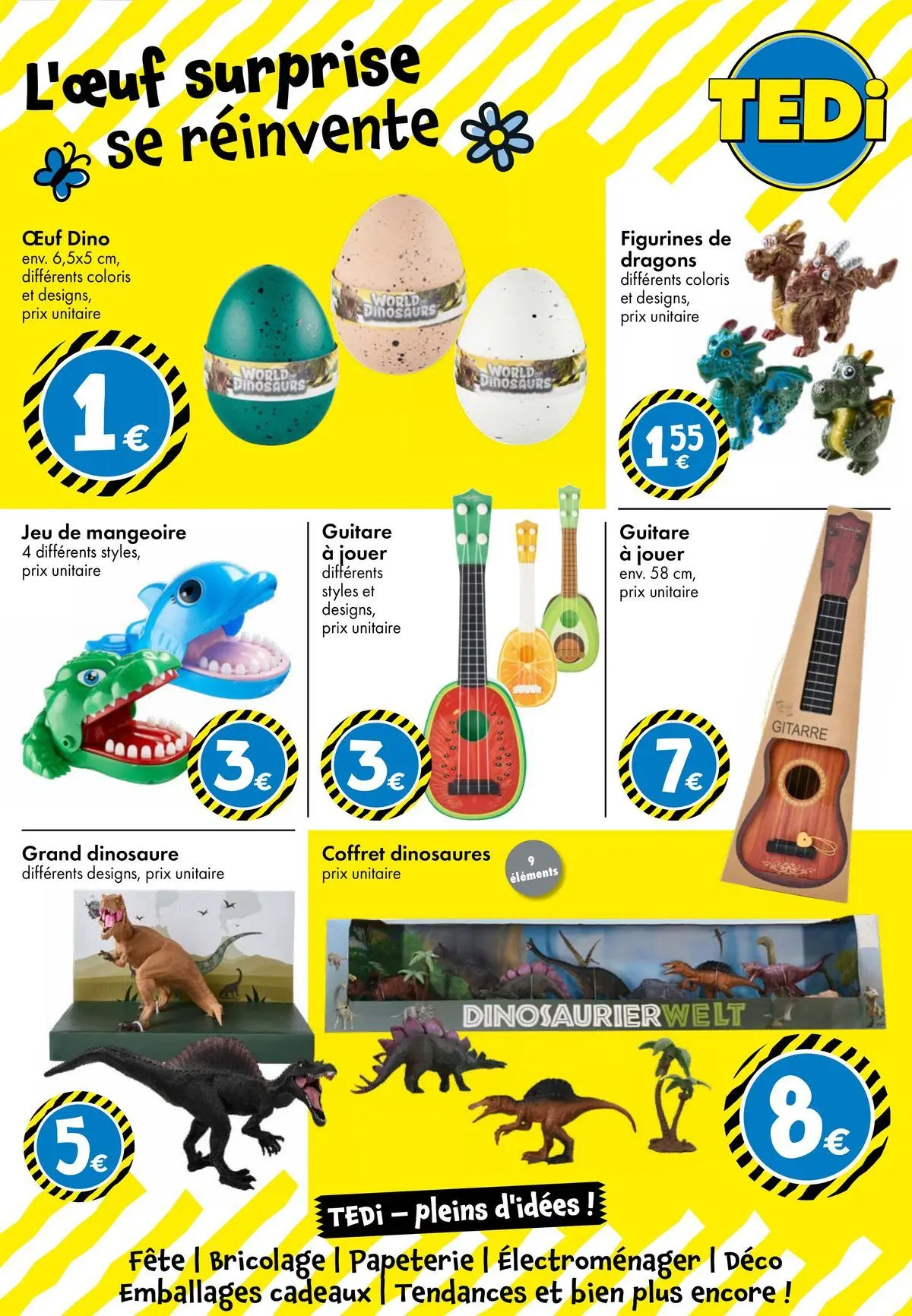 TEDi - TEDi - pleins d'idées à partir du 06/03/2026 - promo en ligne | Page: 22 | Produits: Guitare, Figurines