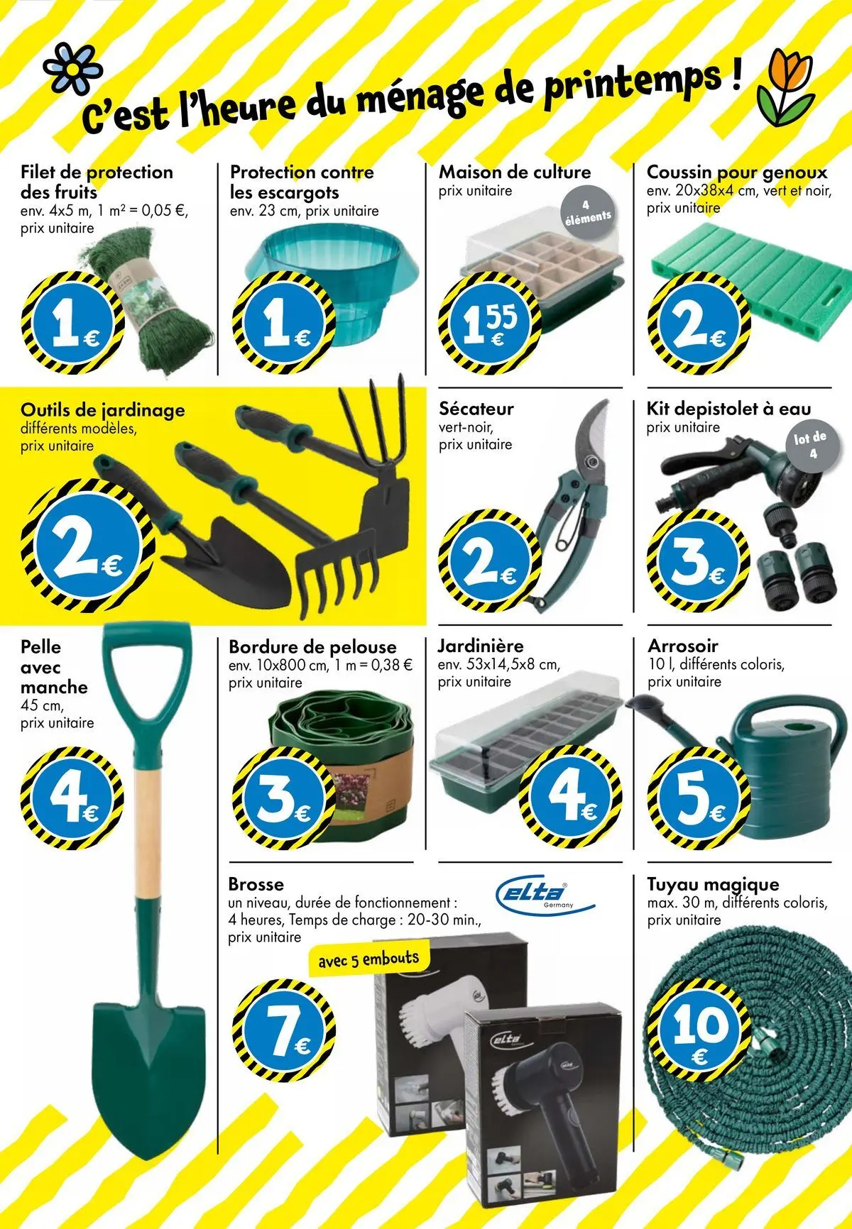 TEDi - TEDi - pleins d'idées à partir du 06/03/2026 - promo en ligne | Page: 29 | Produits: Tuyau, Outils de jardinage, Sécateur, Arrosoir