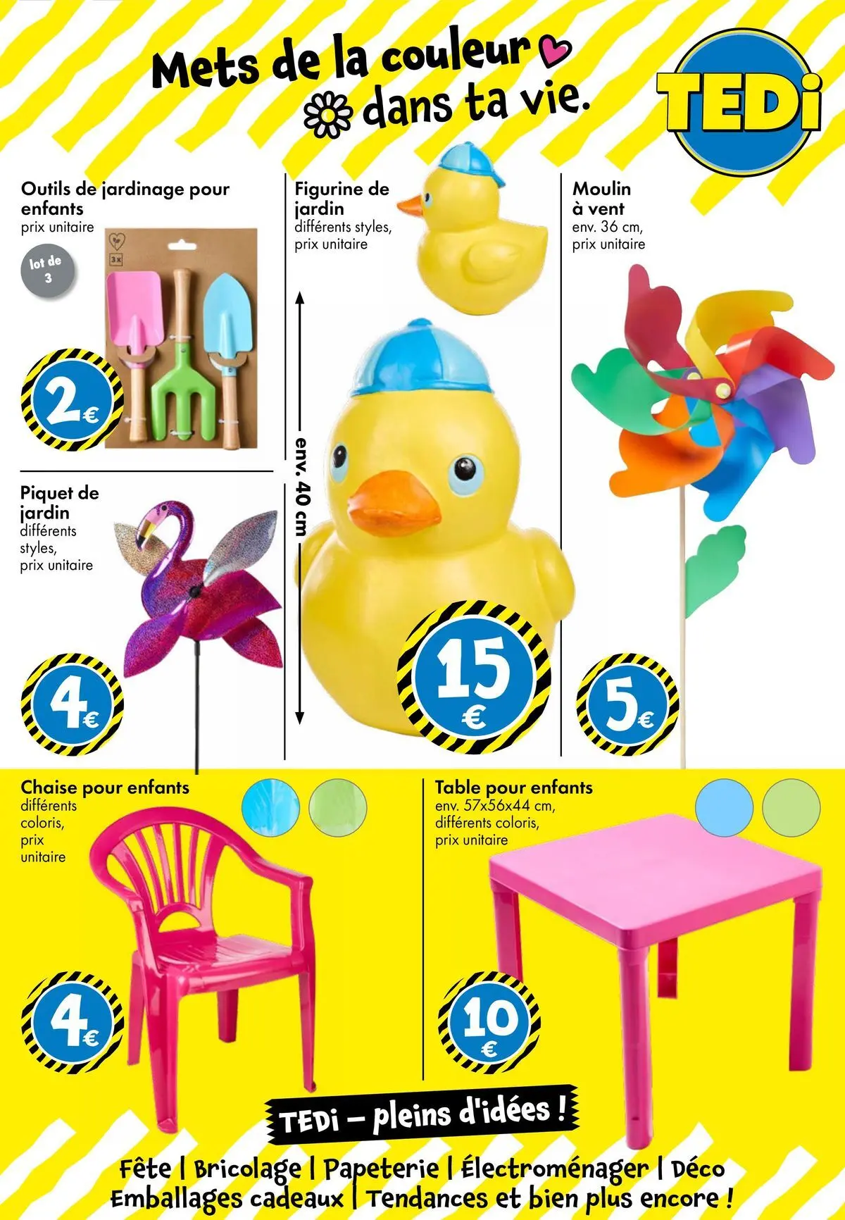 TEDi - TEDi - pleins d'idées à partir du 06/03/2026 - promo en ligne | Page: 30 | Produits: Table, Chaise, Outils de jardinage