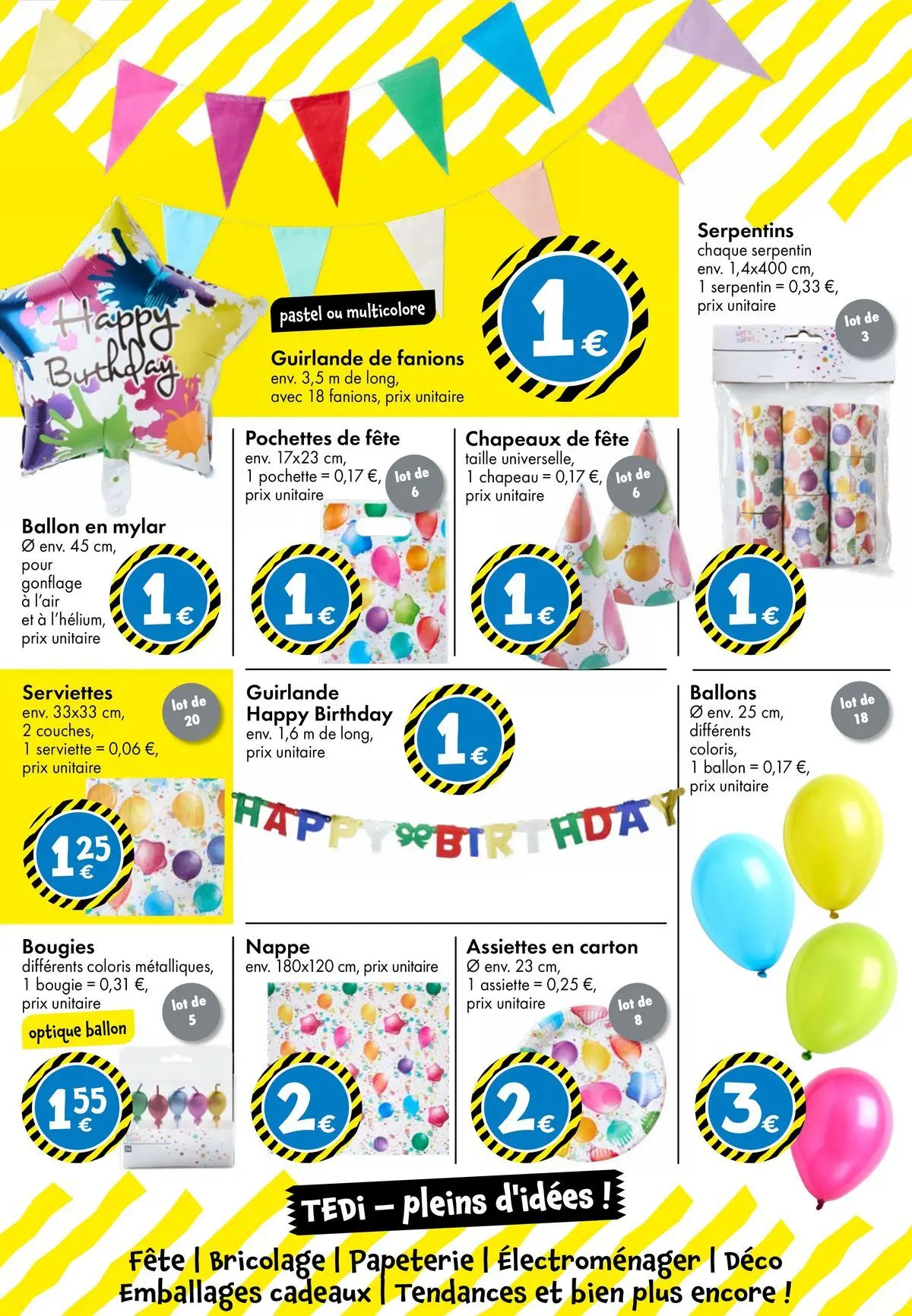 TEDi - TEDi - pleins d'idées à partir du 06/03/2026 - promo en ligne | Page: 33 | Produits: Nappe, Chapeau