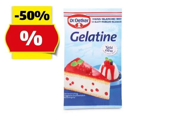 DR. OETKER Blattgelatine, 23 g