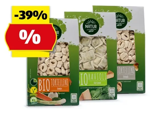 BIO-Teigwaren gef&uuml;llt*, 250 g