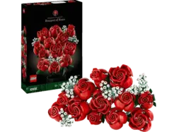 Lego Icons 10328 Rosenstrau&szlig; Bausatz, Rot
