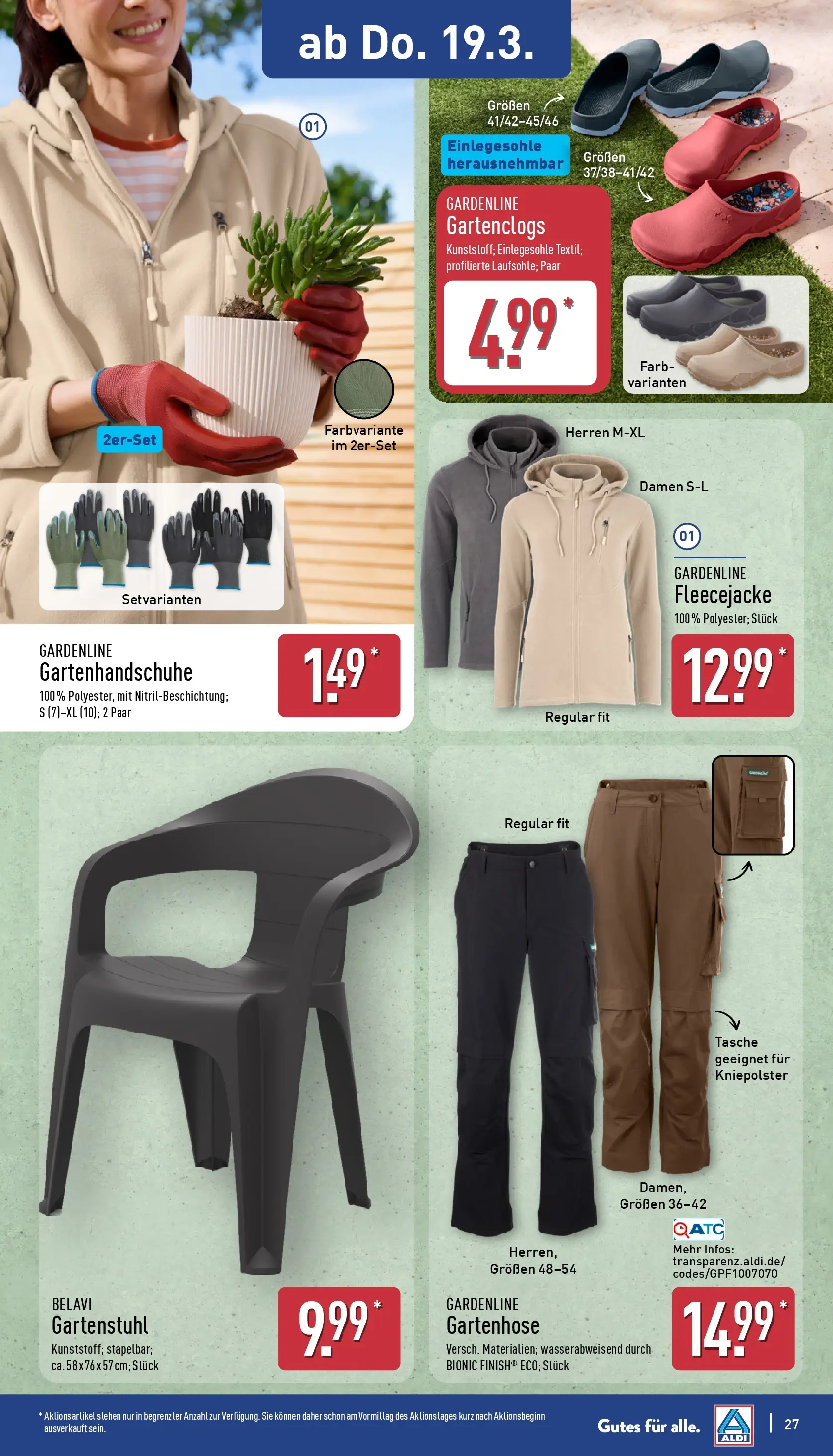 Aldi - ALDI Nord: Wochenangebote (ab 15.03.2026) » Angebote Online | Seite: 29 | Produkte: Tasche, Belavi