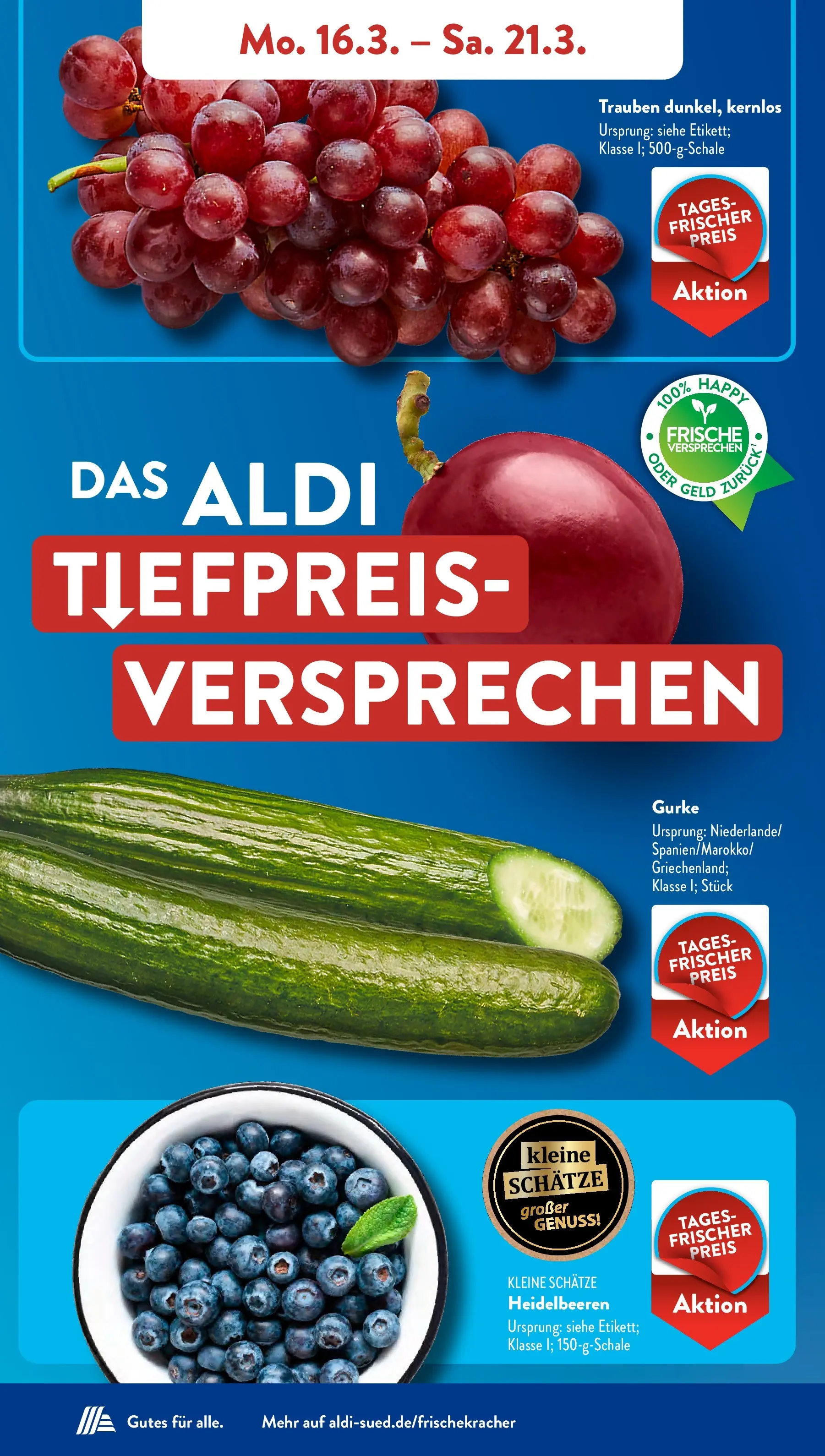 Aldi Süd - Aldi Süd: Wochenangebote (ab 15.03.2026) zum Blättern | Seite: 4 | Produkte: Trauben, Heidelbeeren