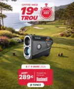 Golf Plus BUSHNELL - TELEMETRE TOUR V6 - au 09.03.2026