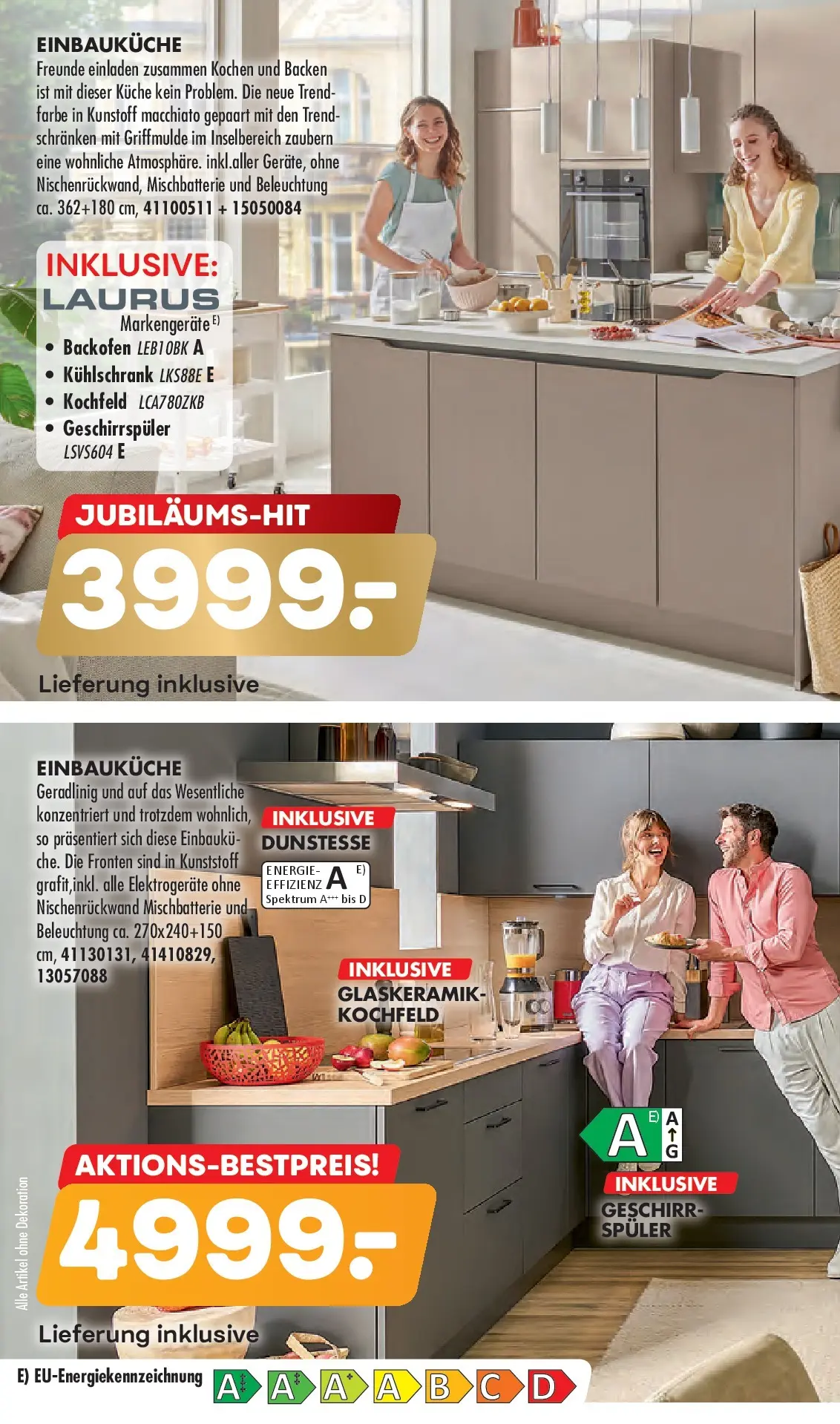 Möbel Kraft Bestpreis-Auswahl zum Jubiläum (ab 11.03.2026) zum Blättern | Seite: 12 | Produkte: Geschirrspüler, Küche, Kochfeld, Backofen