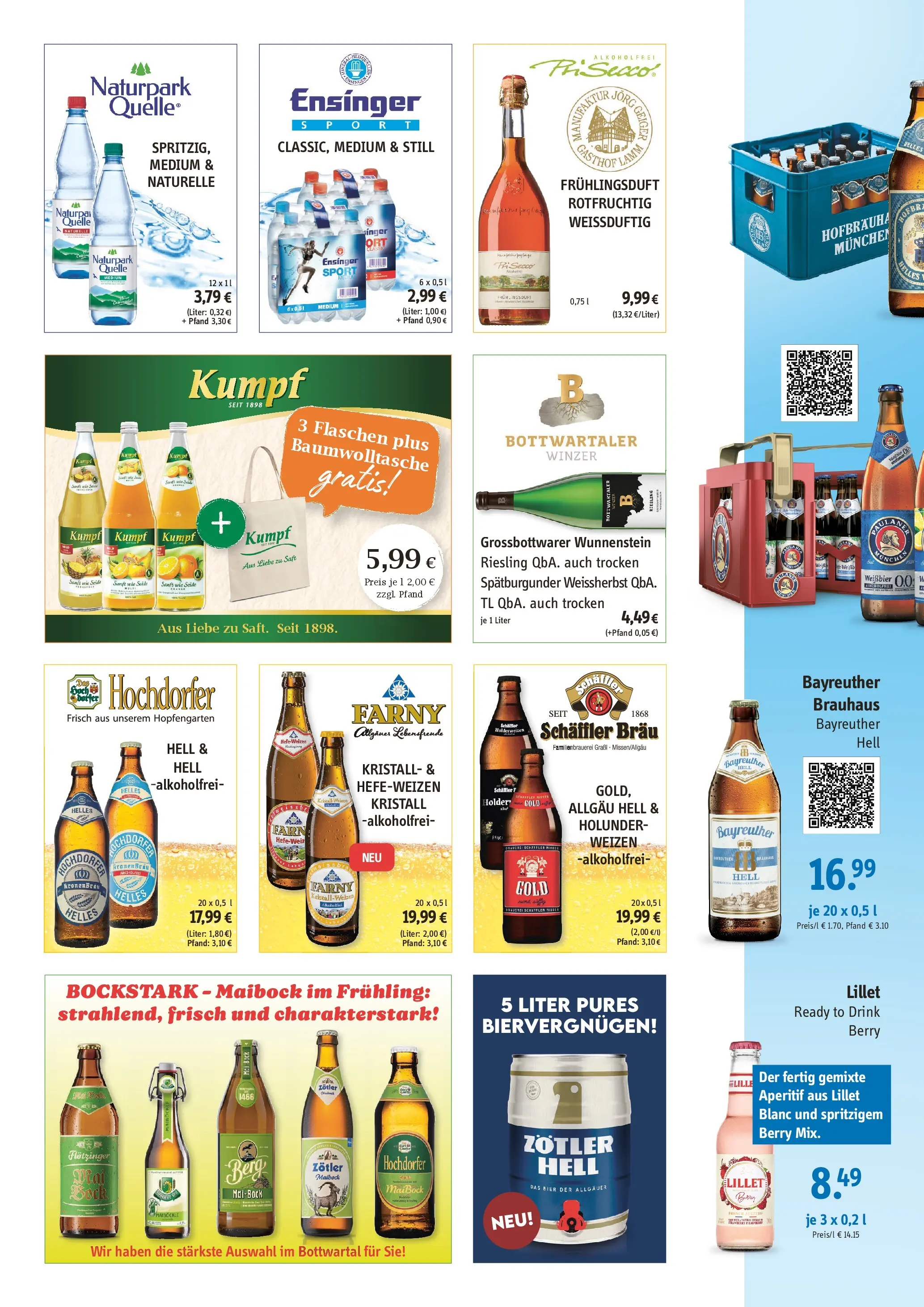 Angebote - Getränke Apfelbach: Angebote (ab 29.03.2026) zum Blättern | Seite: 2 | Produkte: Bier, Weißbier, Lillet, Saft