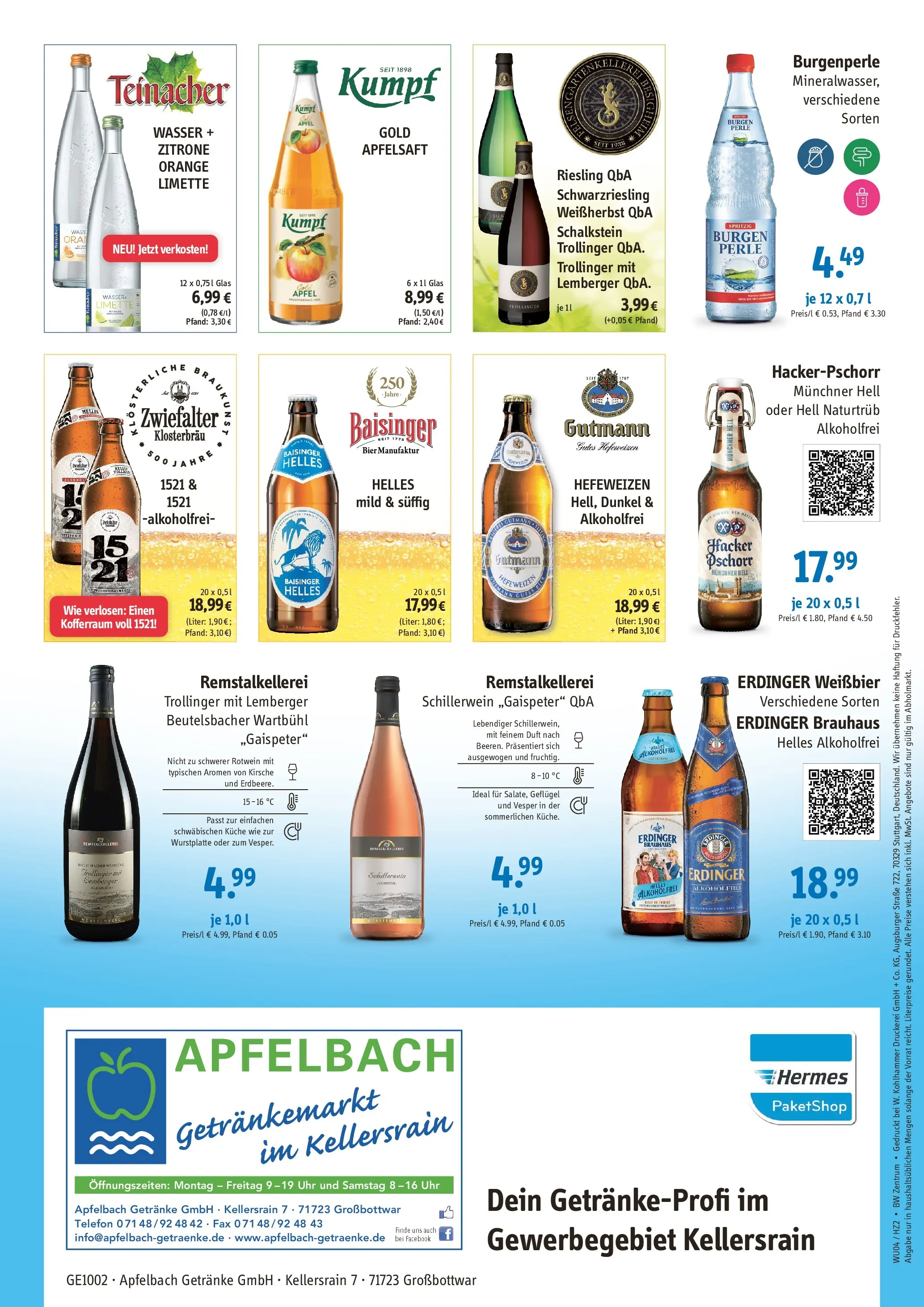 Angebote - Getränke Apfelbach: Angebote (ab 12.04.2026) zum Blättern | Seite: 2 | Produkte: Bier, Weißbier, Äpfel, Apfelsaft
