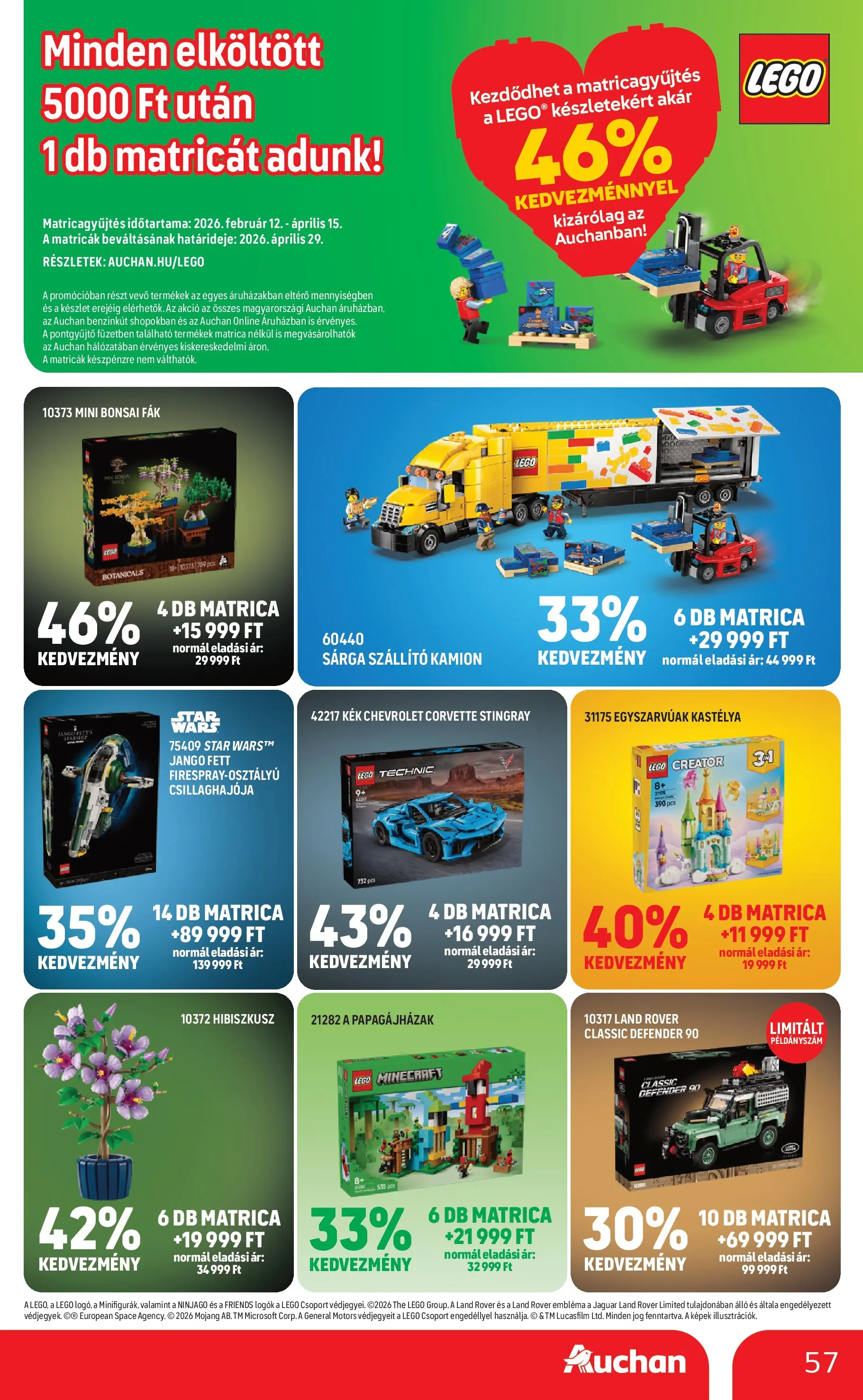 Auchan akciós újság Budapest - 2026.03.12. -tól/töl > akció, lapozható szórólap 🛍️ | Oldal: 57