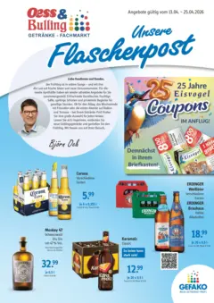 Angebote - Getränke Oess & Bulling: Angebote ab 12.04.2026 gültig
