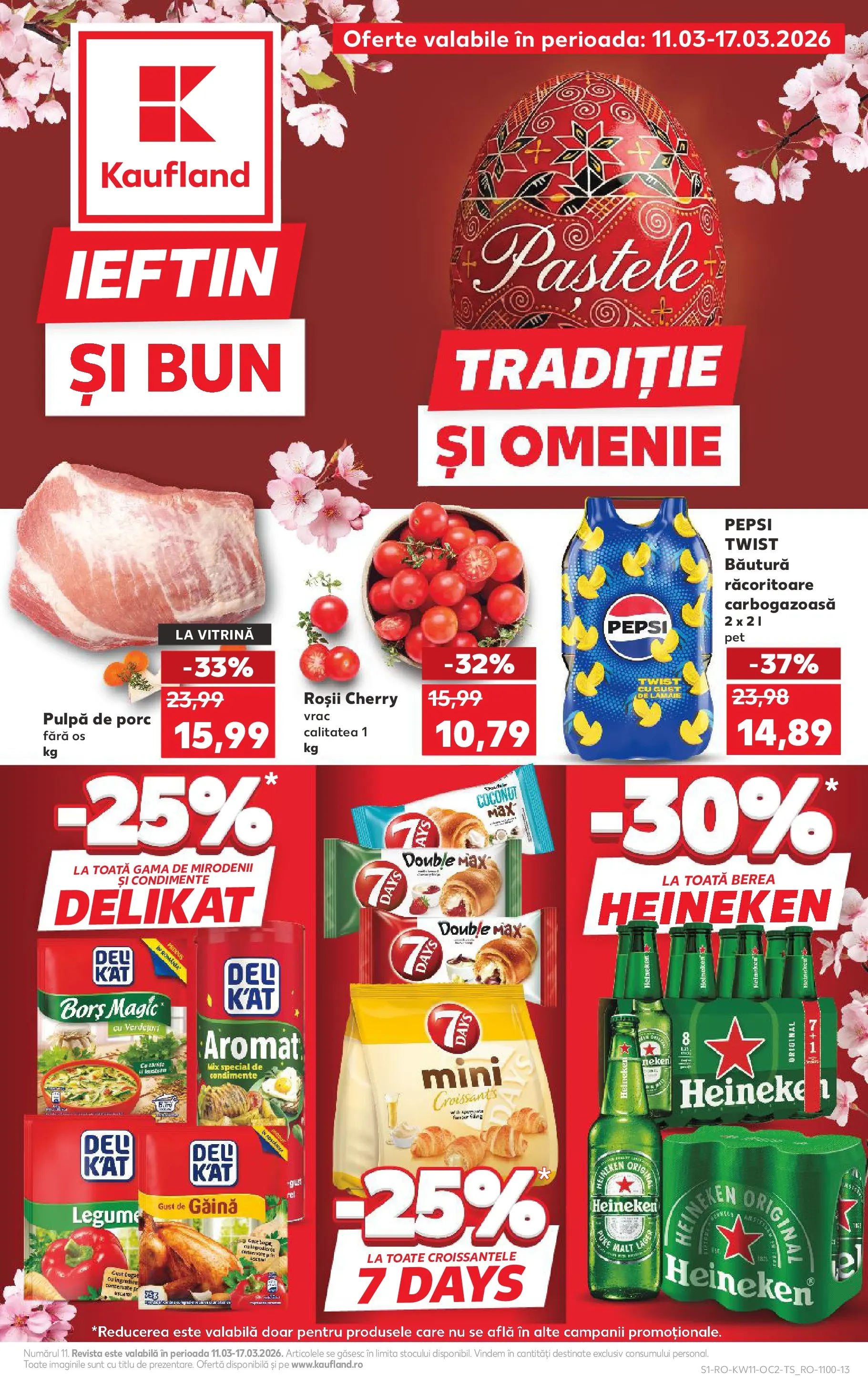 Kaufland Craiova 10.03.2026 - Revista si Oferta | Pagină: 1 | Produse: Borș, Bere, Roșii, Condimente