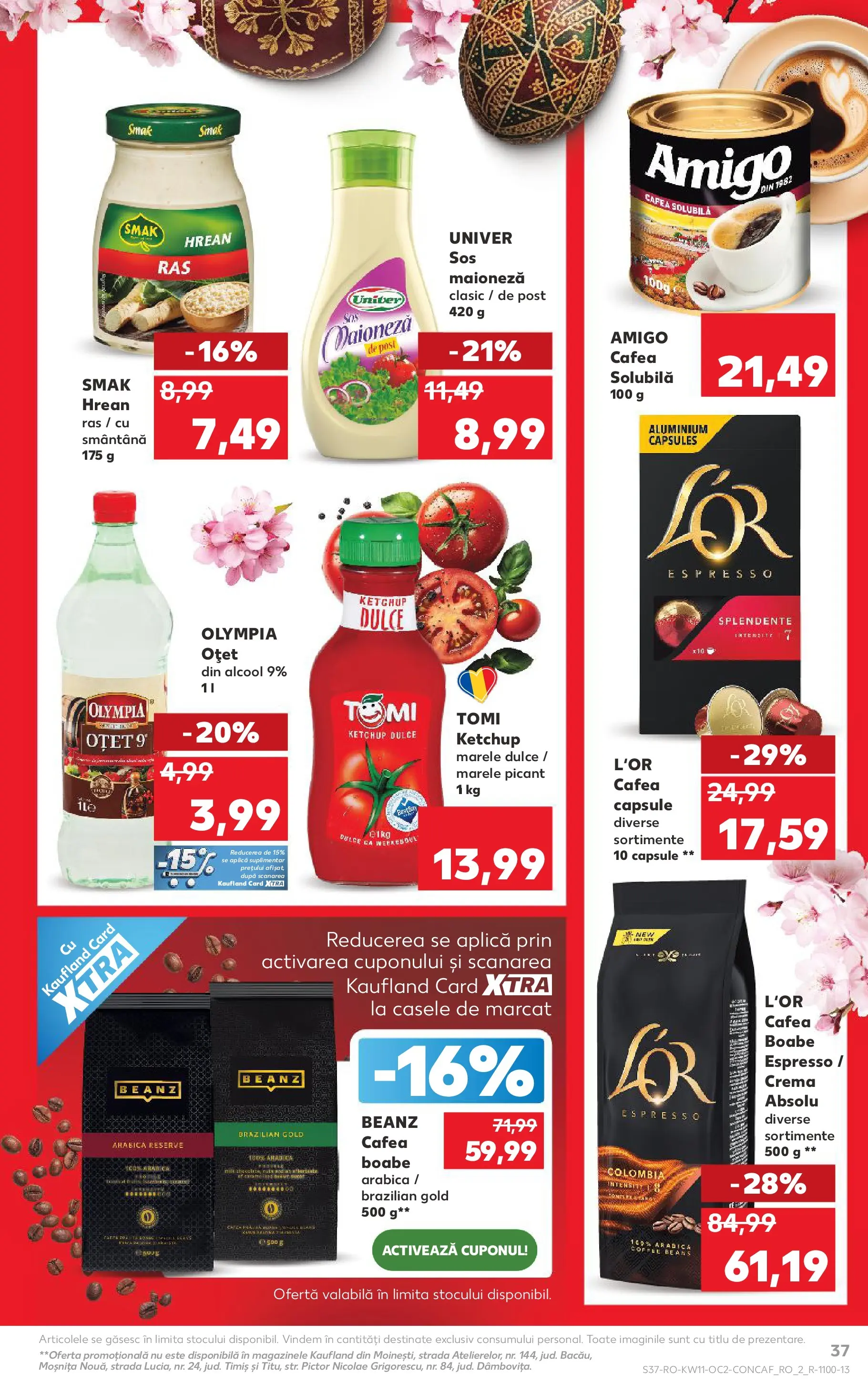 Kaufland Ploiești 11.03.2026 - Revista si Oferta | Pagină: 37 | Produse: Cremă, Oțet, Ketchup, Sos