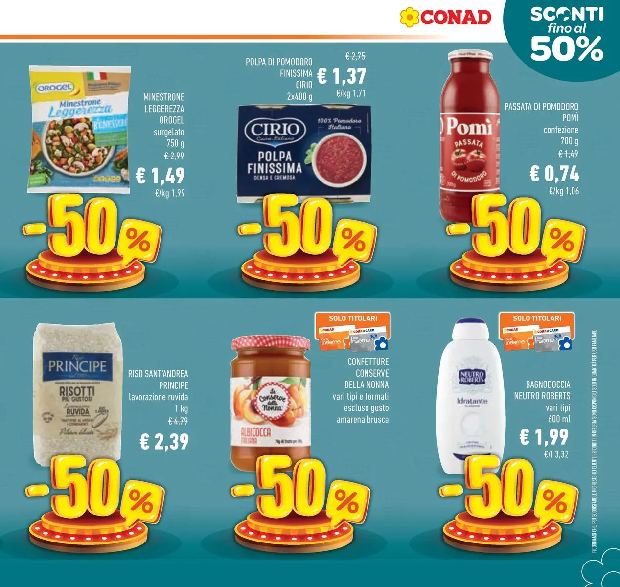 Volantino Conad dal 11/03/2026 > Anteprima | Pagina: 5 | Prodotti: Riso, Pomodoro, Passata di pomodoro, Amarena
