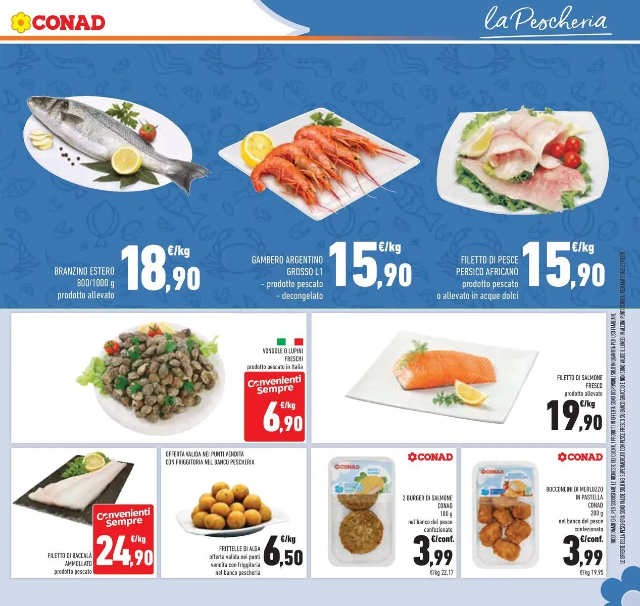 Volantino Conad dal 11/03/2026 > Anteprima | Pagina: 11 | Prodotti: Salmone, Pesce, Merluzzo, Salmone fresco