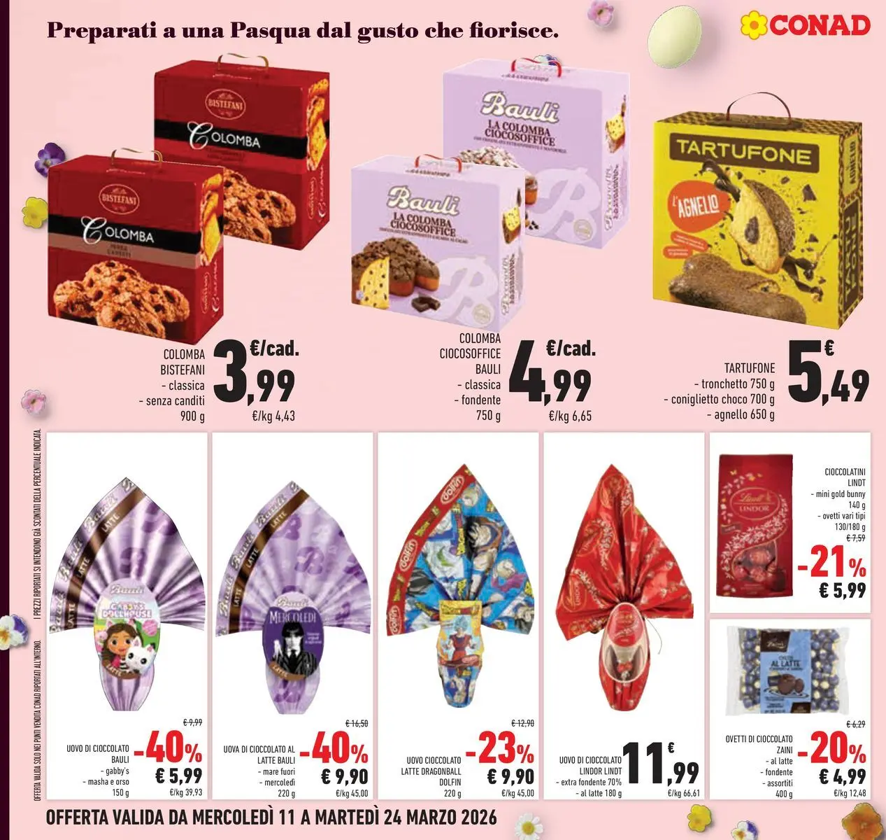 Volantino Conad dal 11/03/2026 > Anteprima | Pagina: 18 | Prodotti: Cioccolato, Latte, Agnello, Cioccolatini
