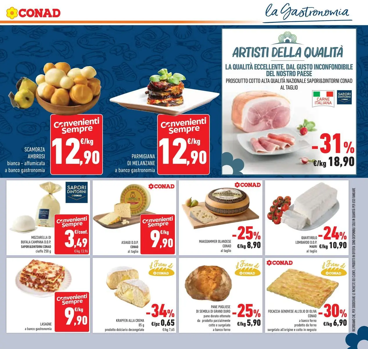 Volantino Conad dal 11/03/2026 > Anteprima | Pagina: 13 | Prodotti: Crema, Melanzane, Forno, Il forno