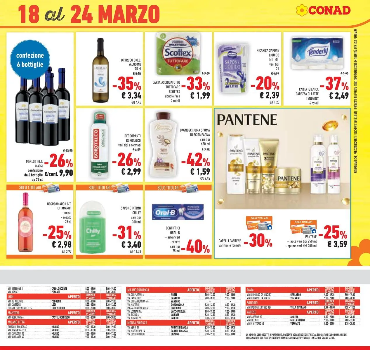 Volantino Conad dal 11/03/2026 > Anteprima | Pagina: 45 | Prodotti: Sapone, Bagnoschiuma, Asciugatutto, Gorgonzola