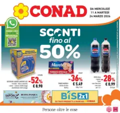 Anteprima del volantino Conad - Sconti fino al 50% valido a partire dal 10.03.2026